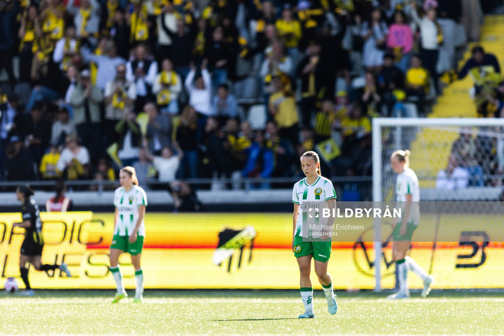 Players of Hammarby look dejected