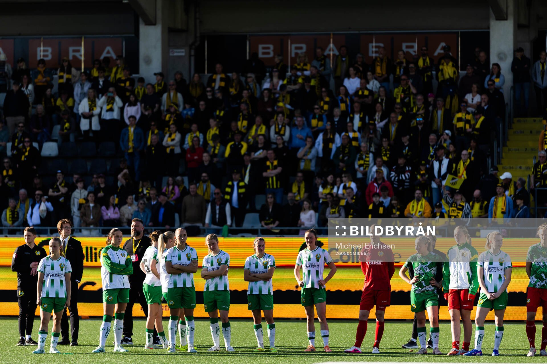 Players of Hammarby look dejected