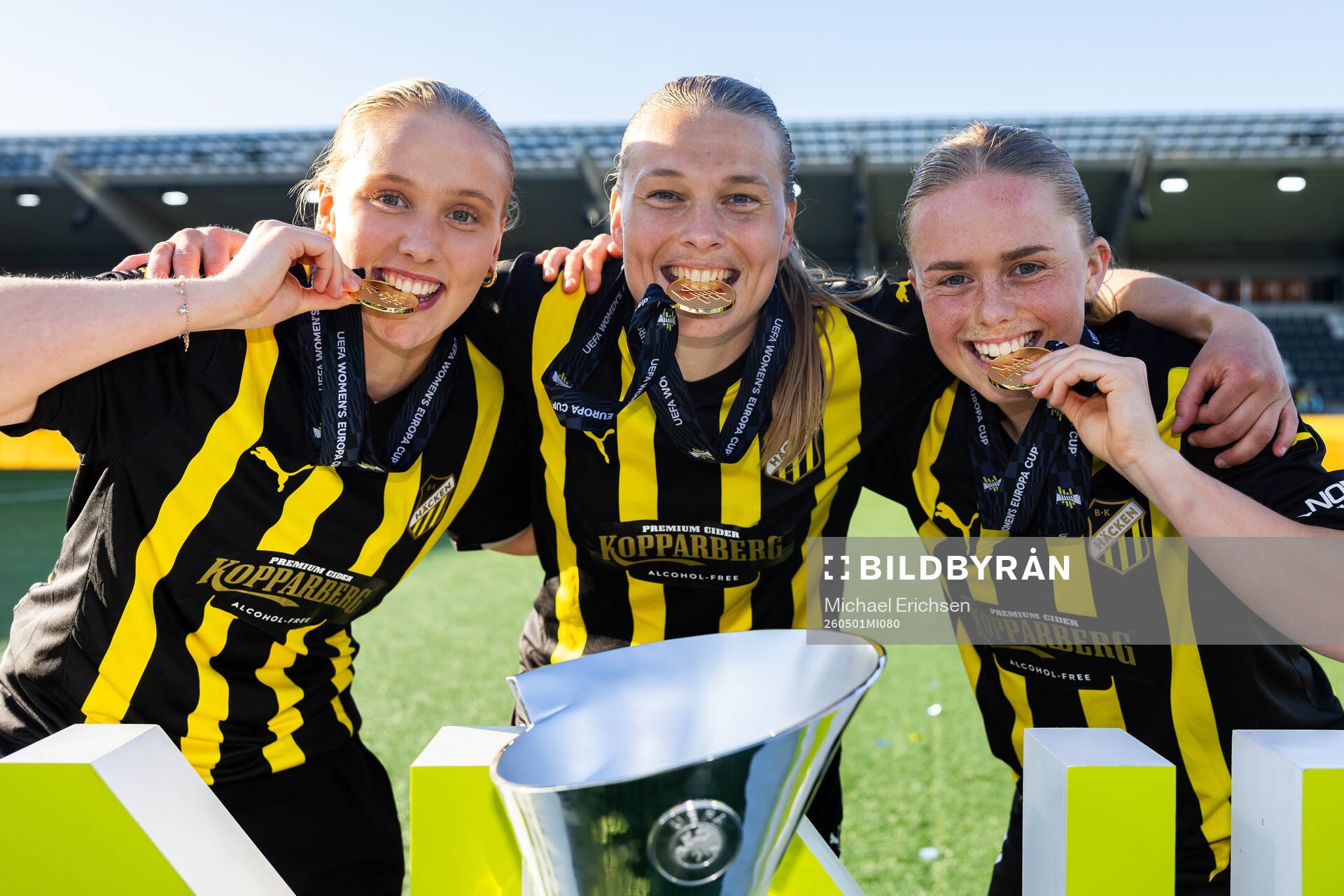 Johanna Fossdalsa, Stine Sandbech and Pernille Sanvig of