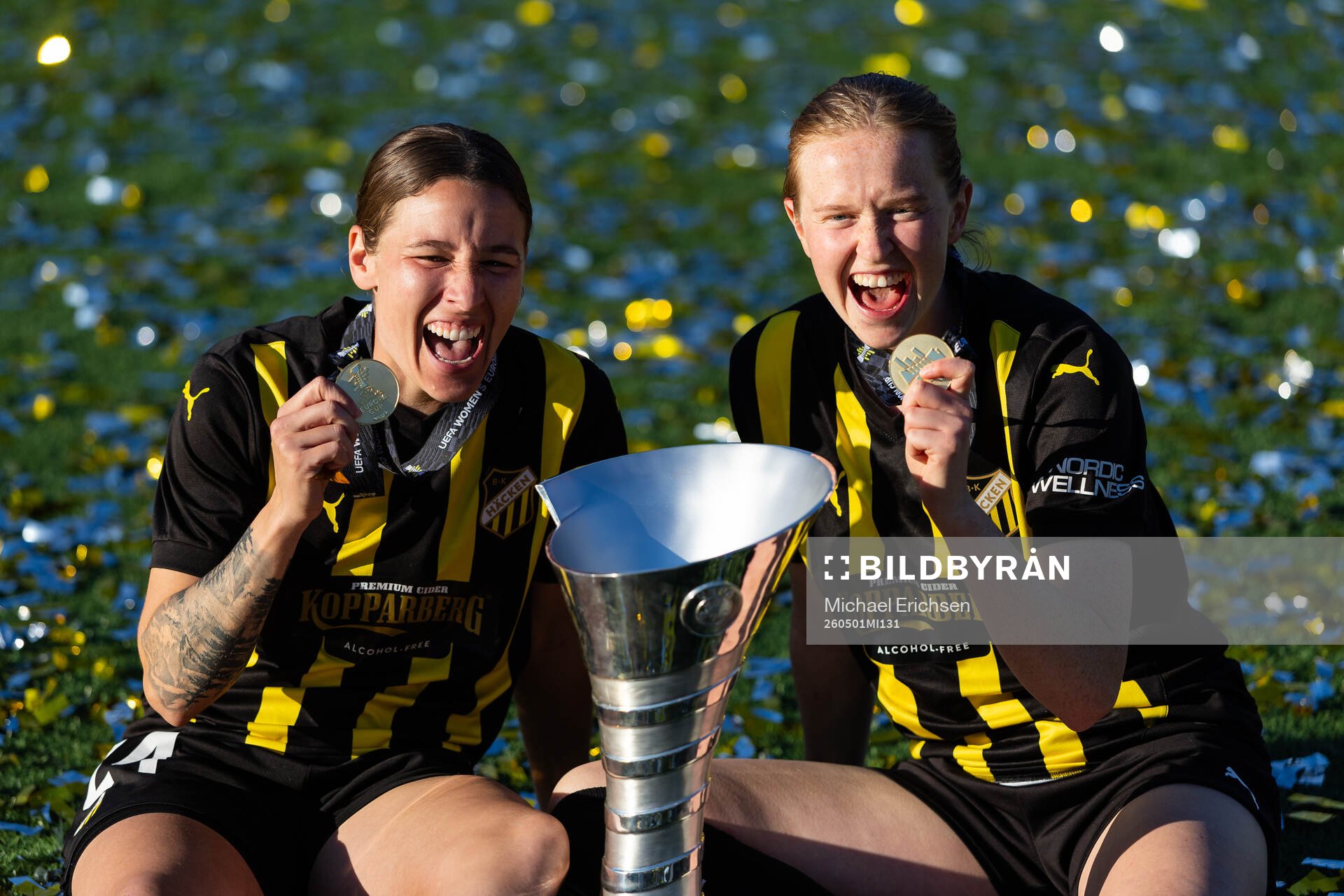 Tabitha Michelle Tindell and Emma Östlund of Häcken