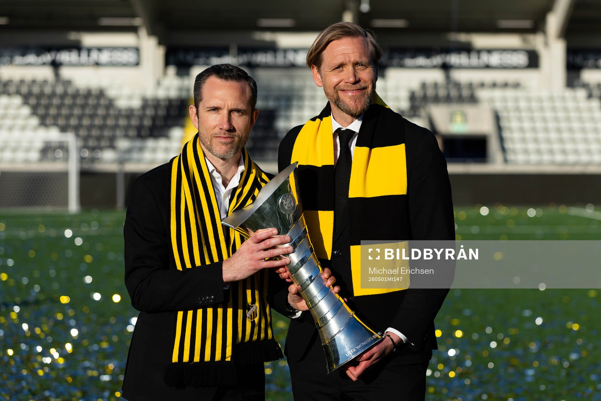 Head of sports Martin Ericsson and CEO Marcus Jodin of