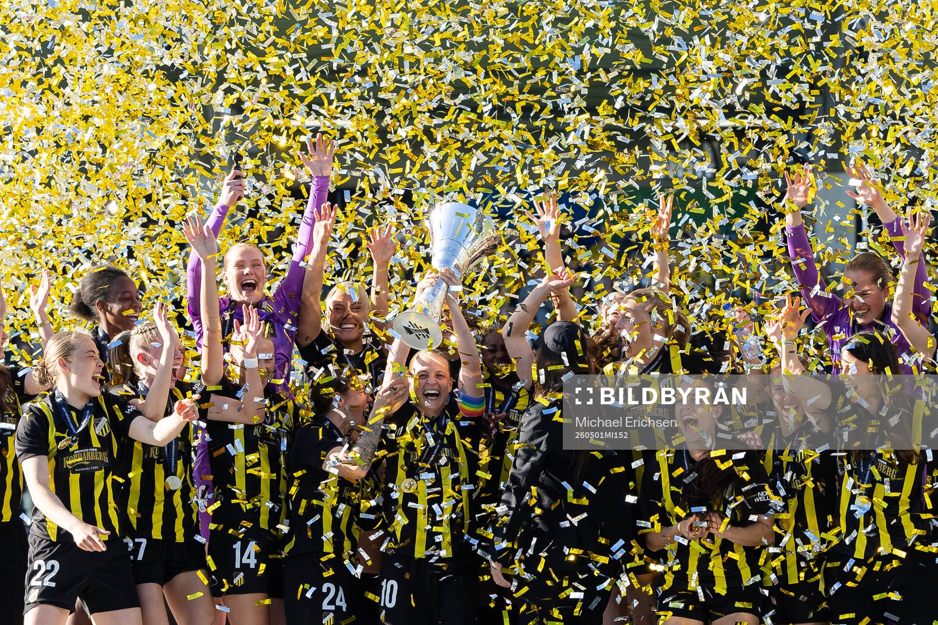 during the UEFA Women's Europa Cup final between Häcken