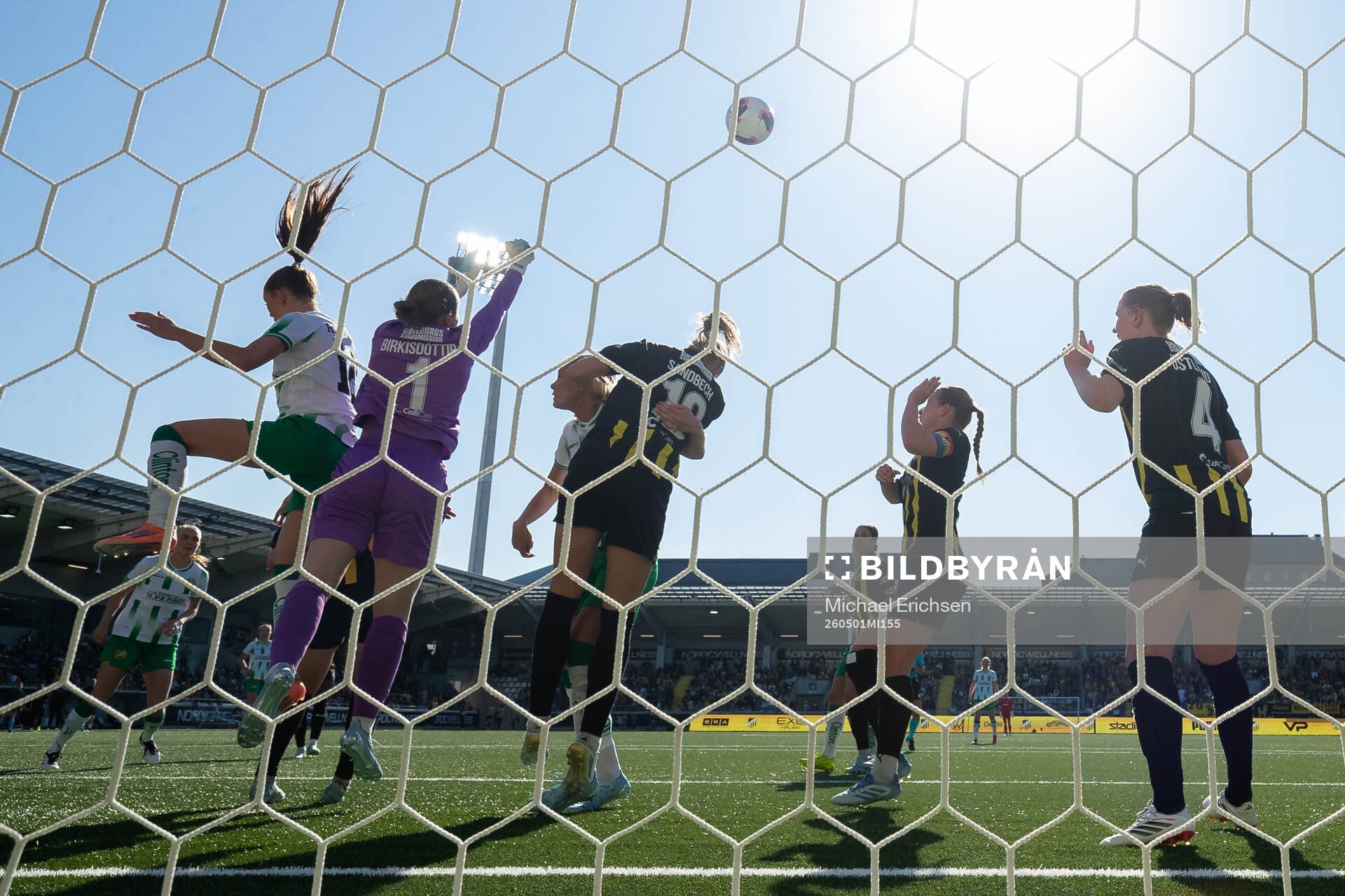 Goalkeeper Fanney Inga Birkisdottir of Häcken