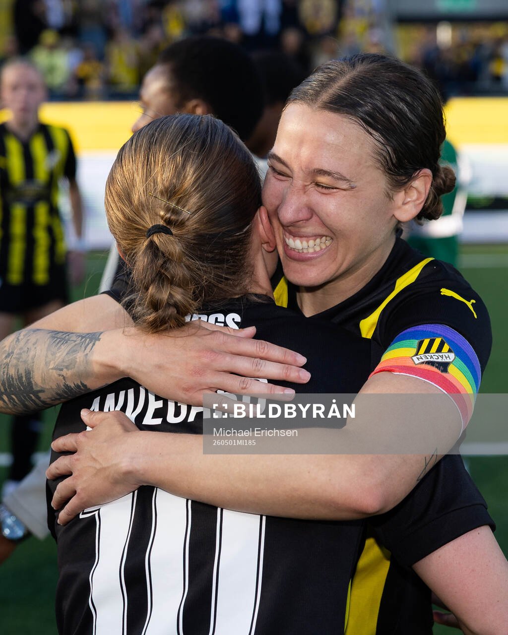 Anna Anvegård and Tabitha Michelle Tindell of Häcken