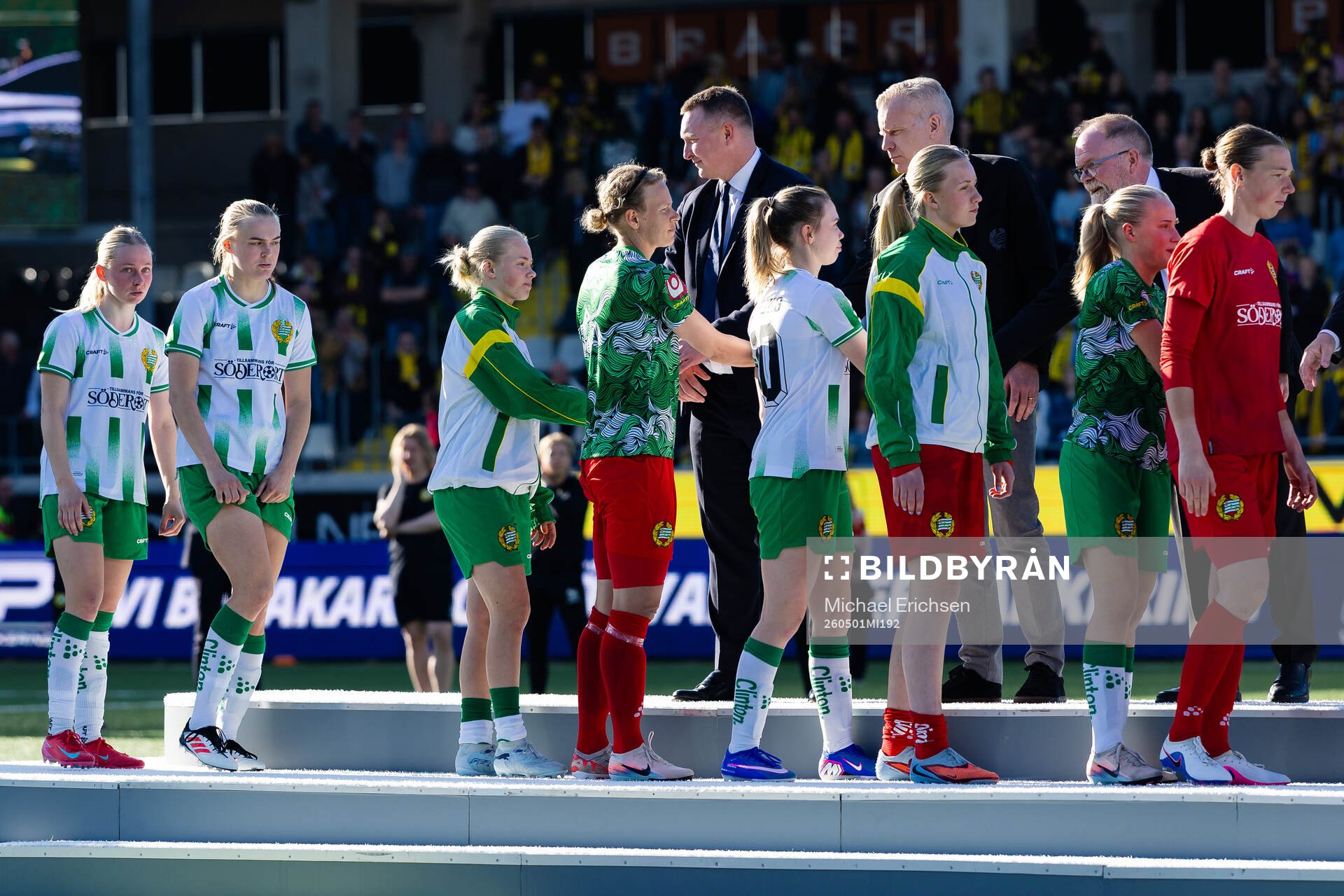 Players of Hammarby look dejected