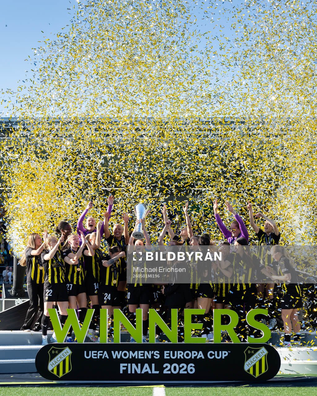 during the UEFA Women's Europa Cup final between Häcken