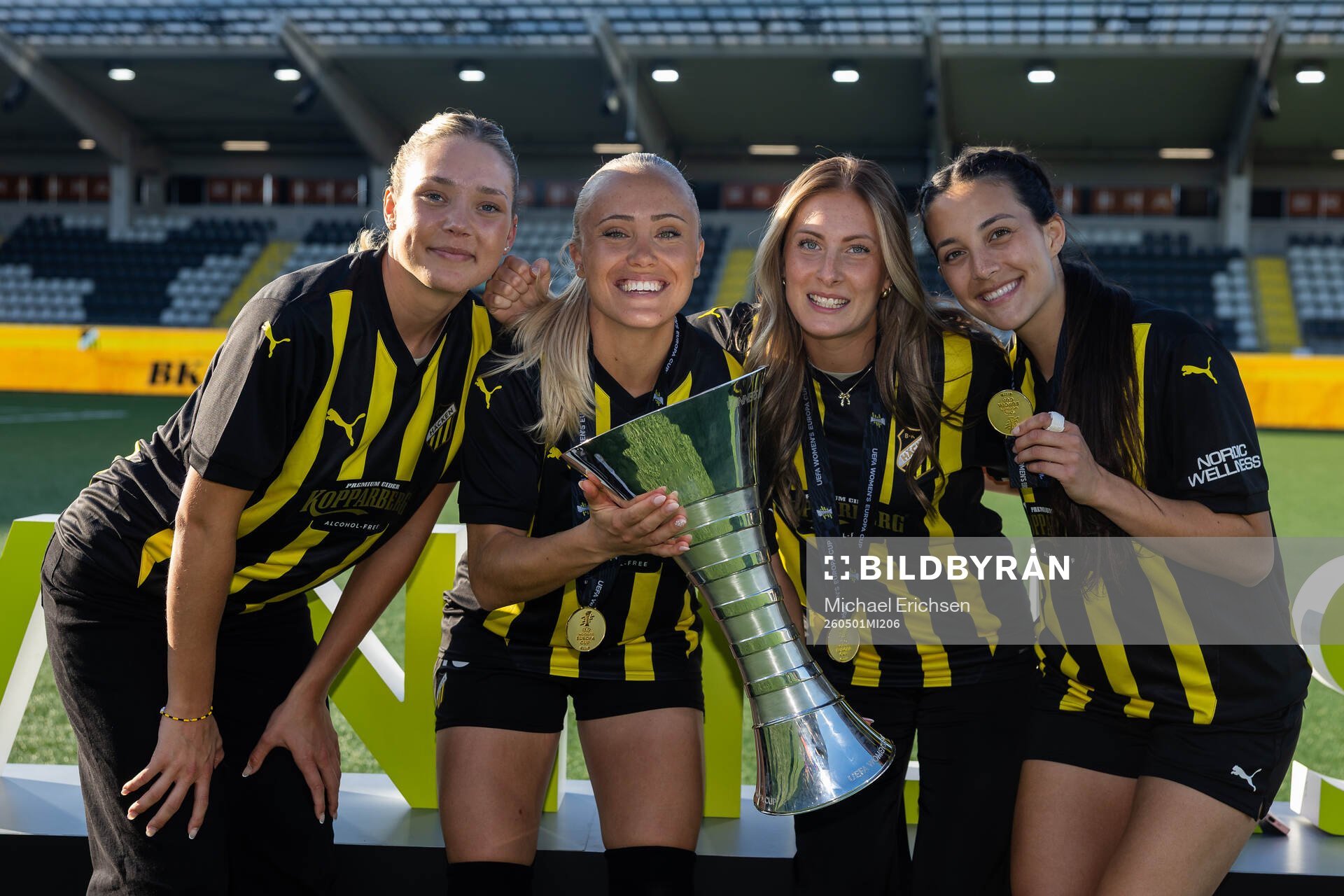 Tuva Ölvestad, Alva Selerud, Josefin Baudou and Delaney