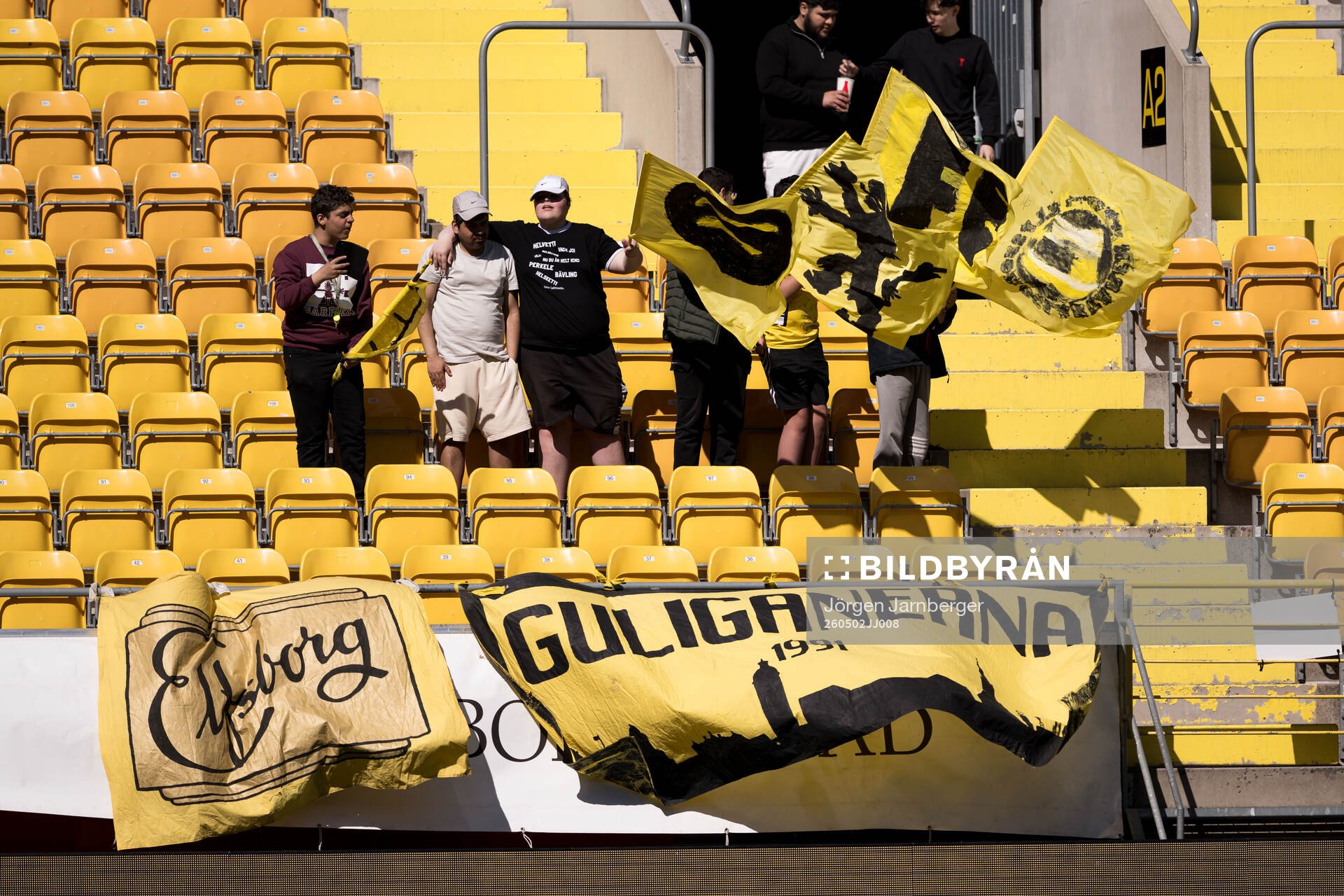 Elfsborgs supportrar på läktaren