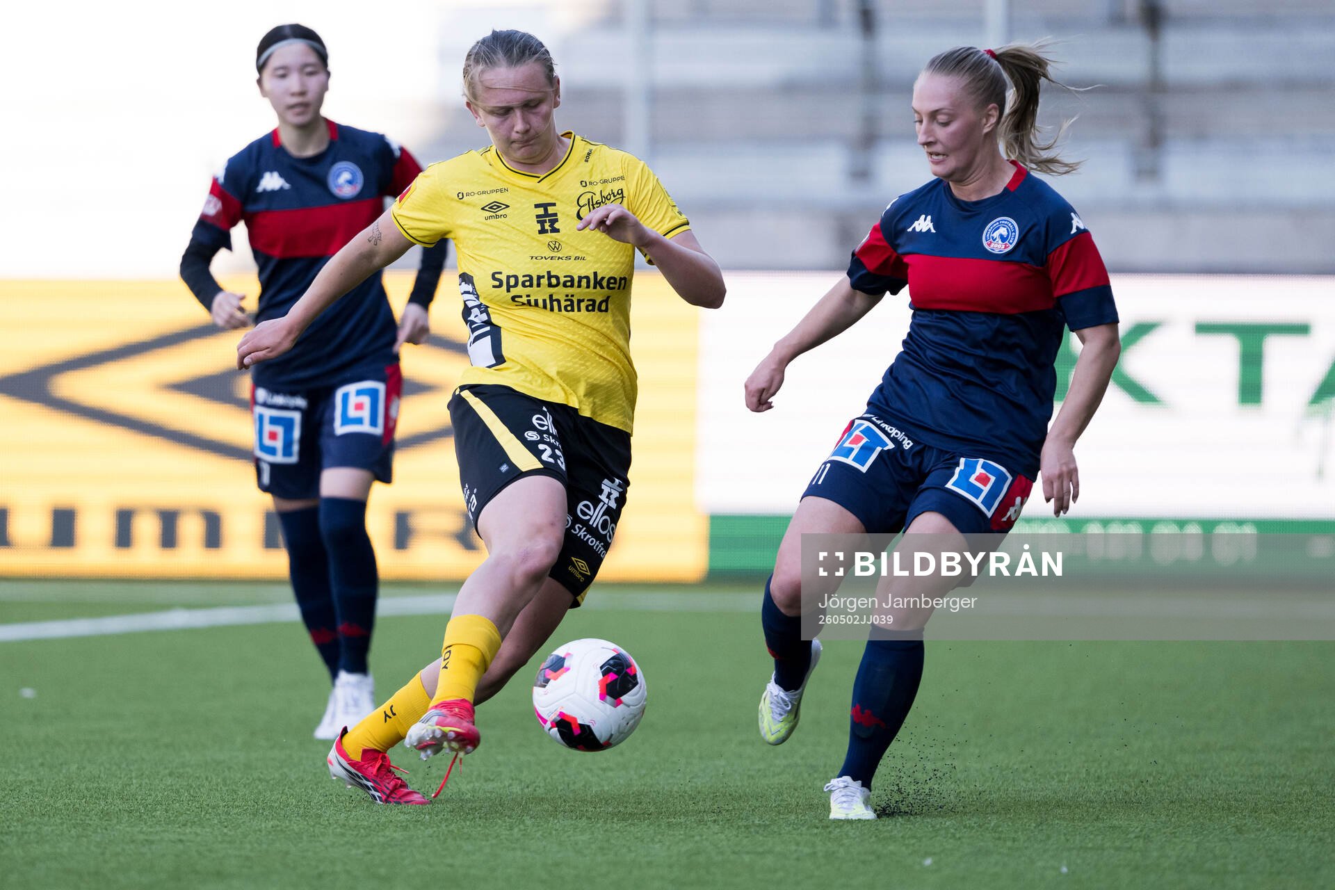 Elfsborgs Ellen Nilsson och Linköpings Emma Viklund