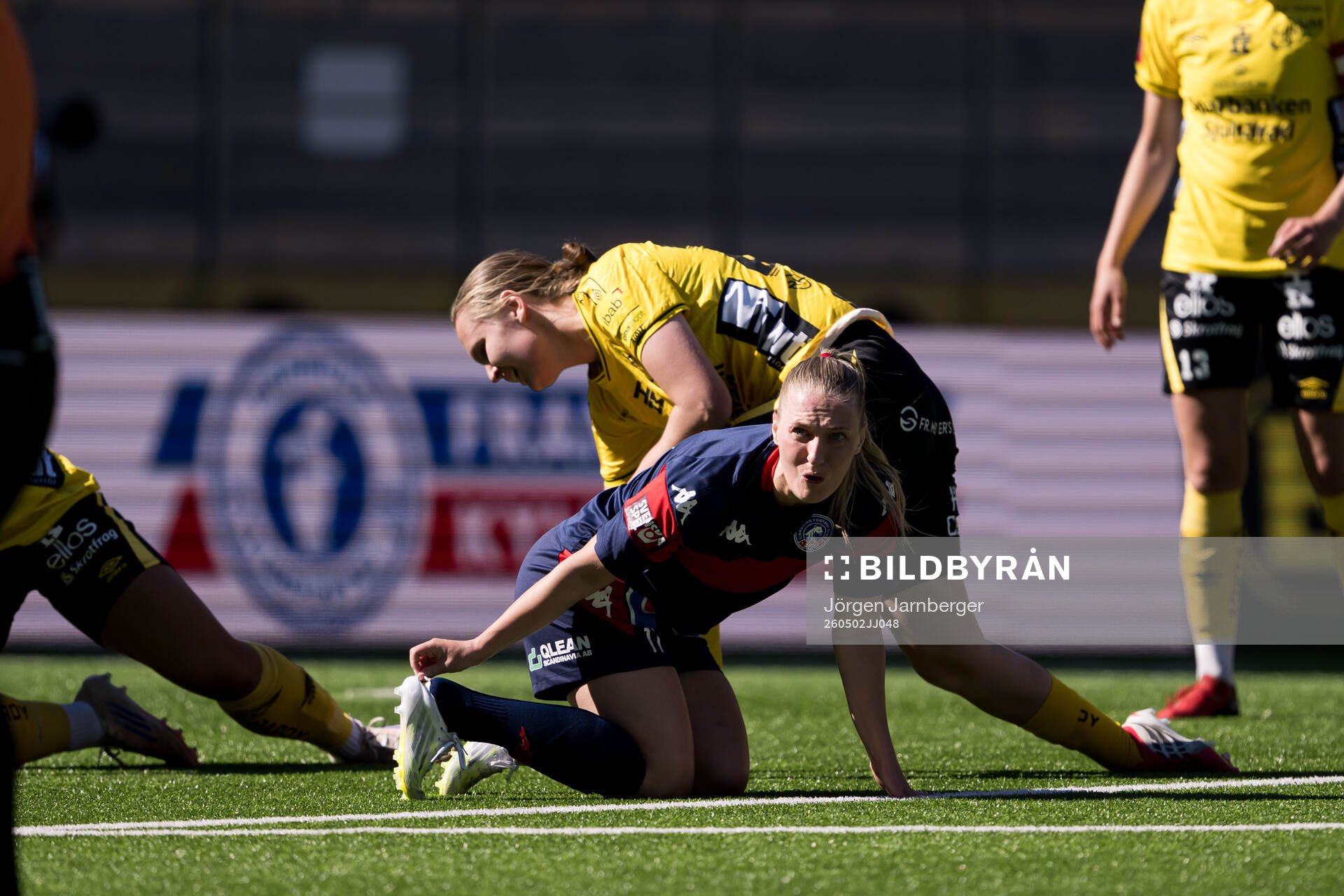 Elfsborgs Ellen Nilsson och Linköpings Emma Viklund