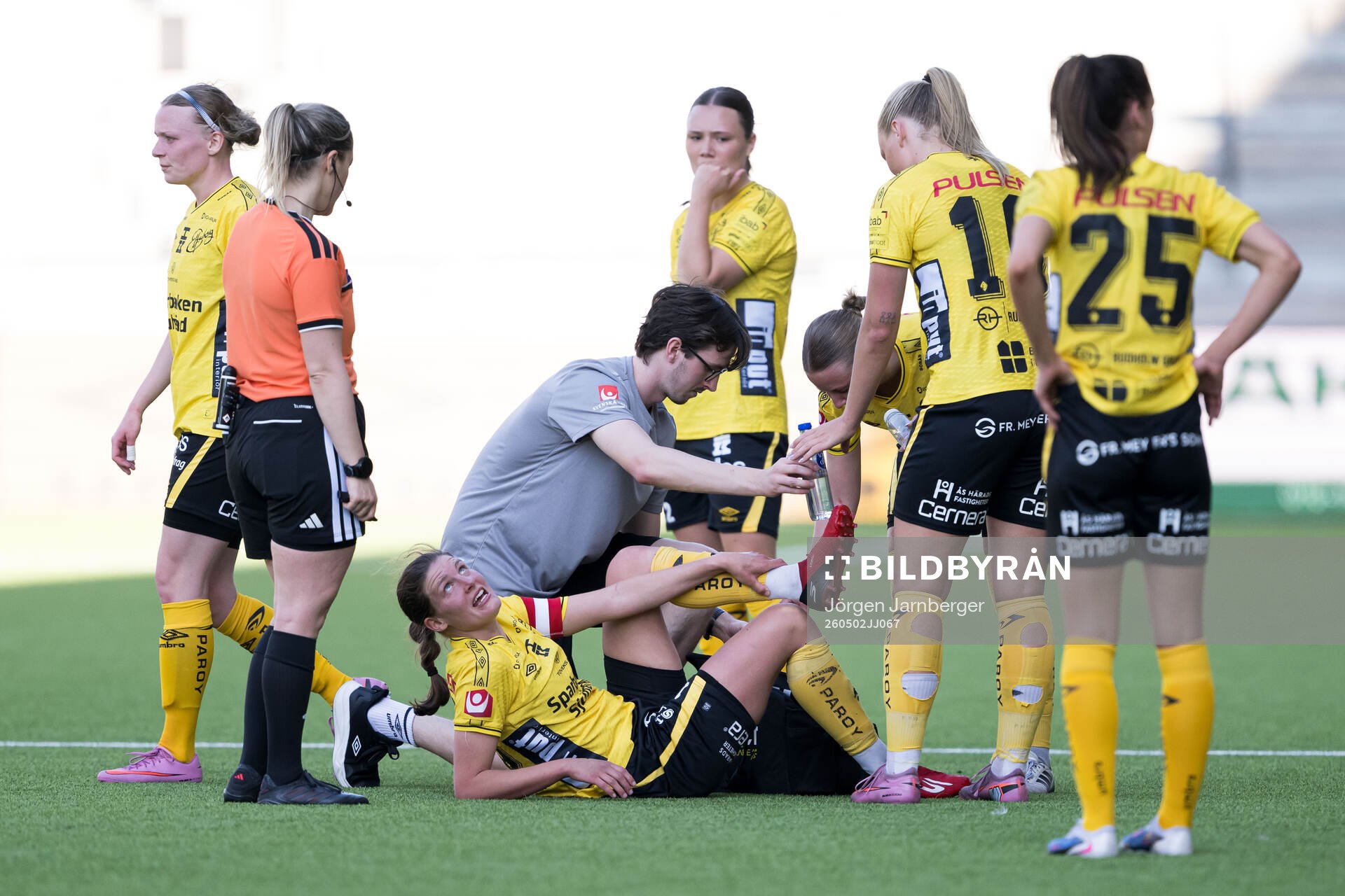 Elfsborgs Tove Lorén får vård