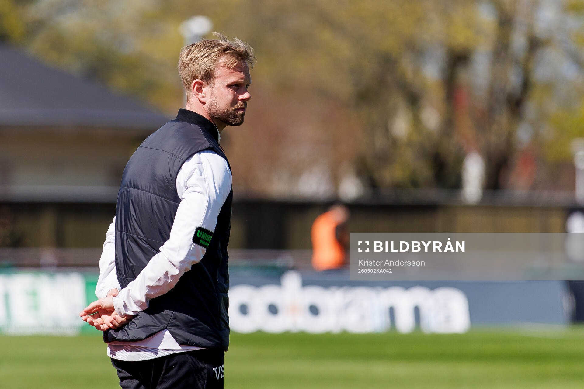 Varbergs tränare Victor Salwén