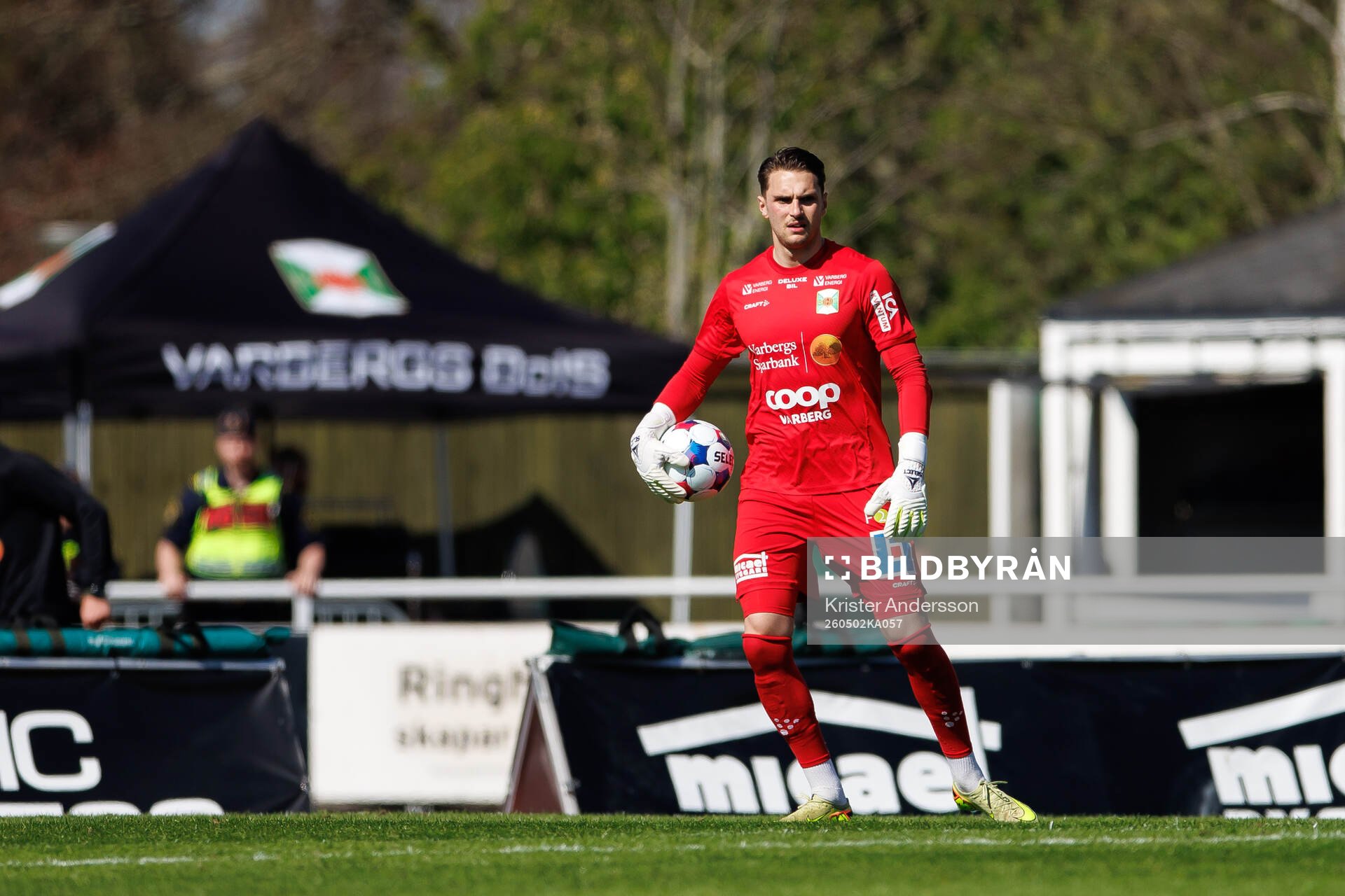Varbergs målvakt Oscar Ekman