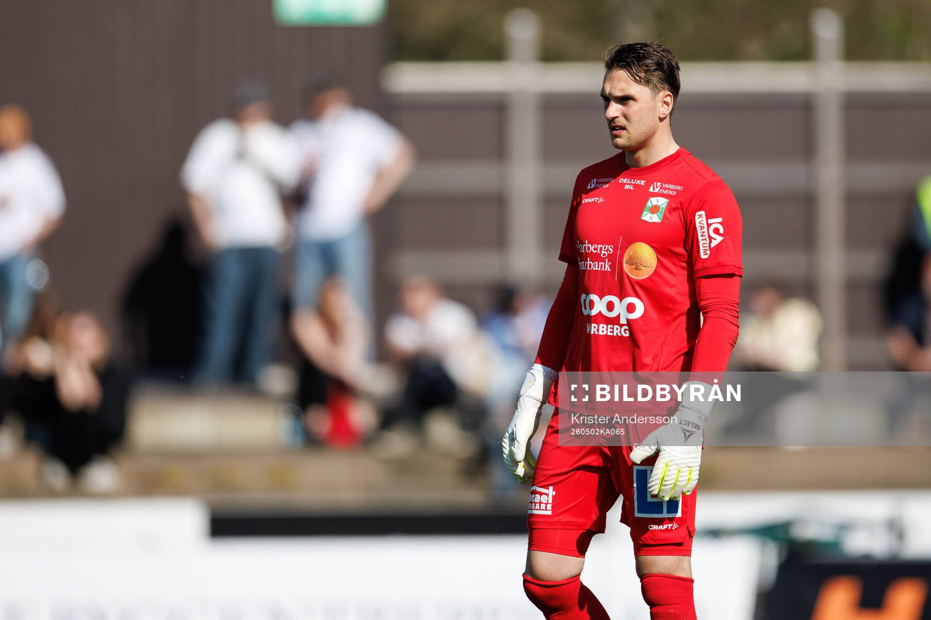 Varbergs målvakt Oscar Ekman