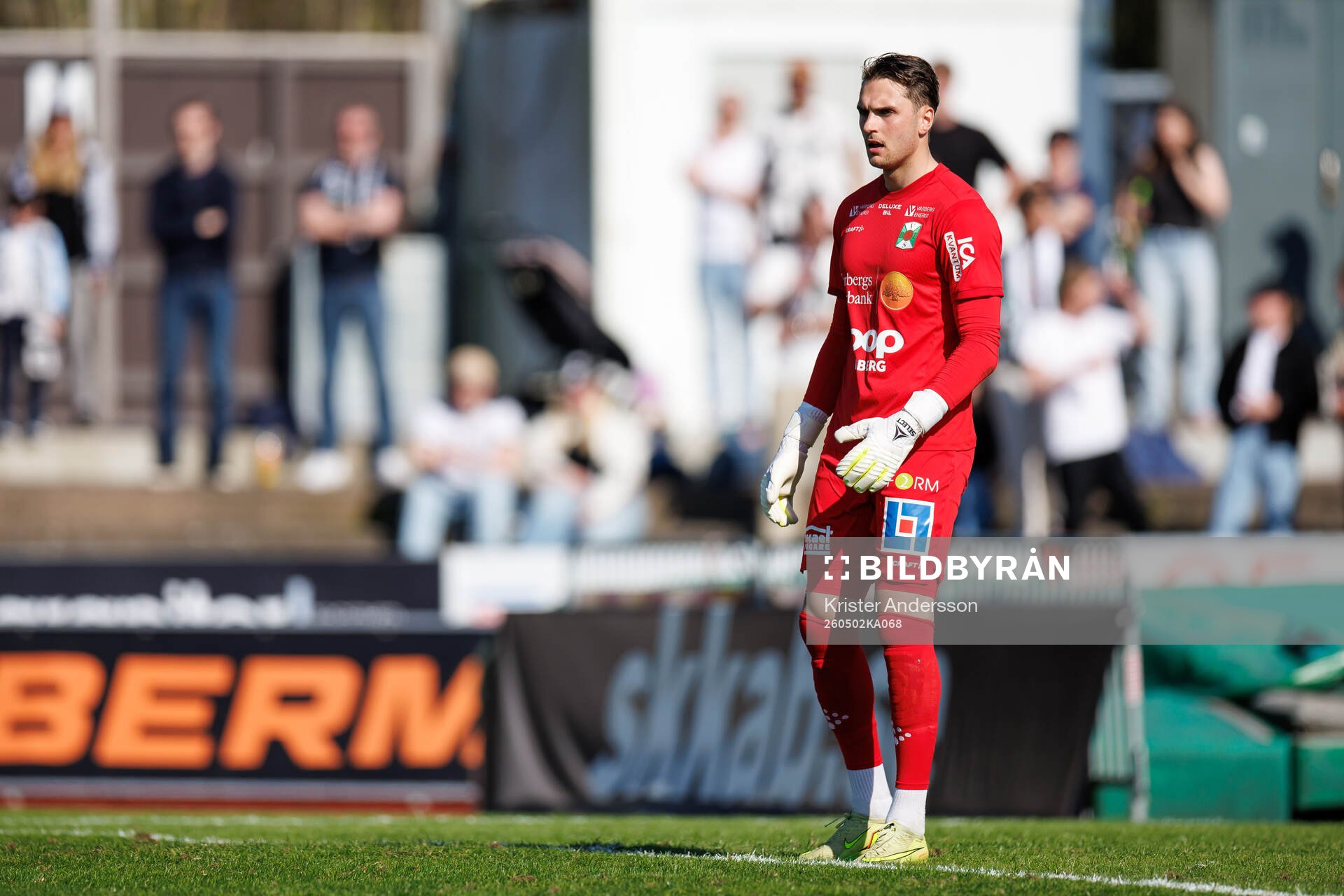 Varbergs målvakt Oscar Ekman