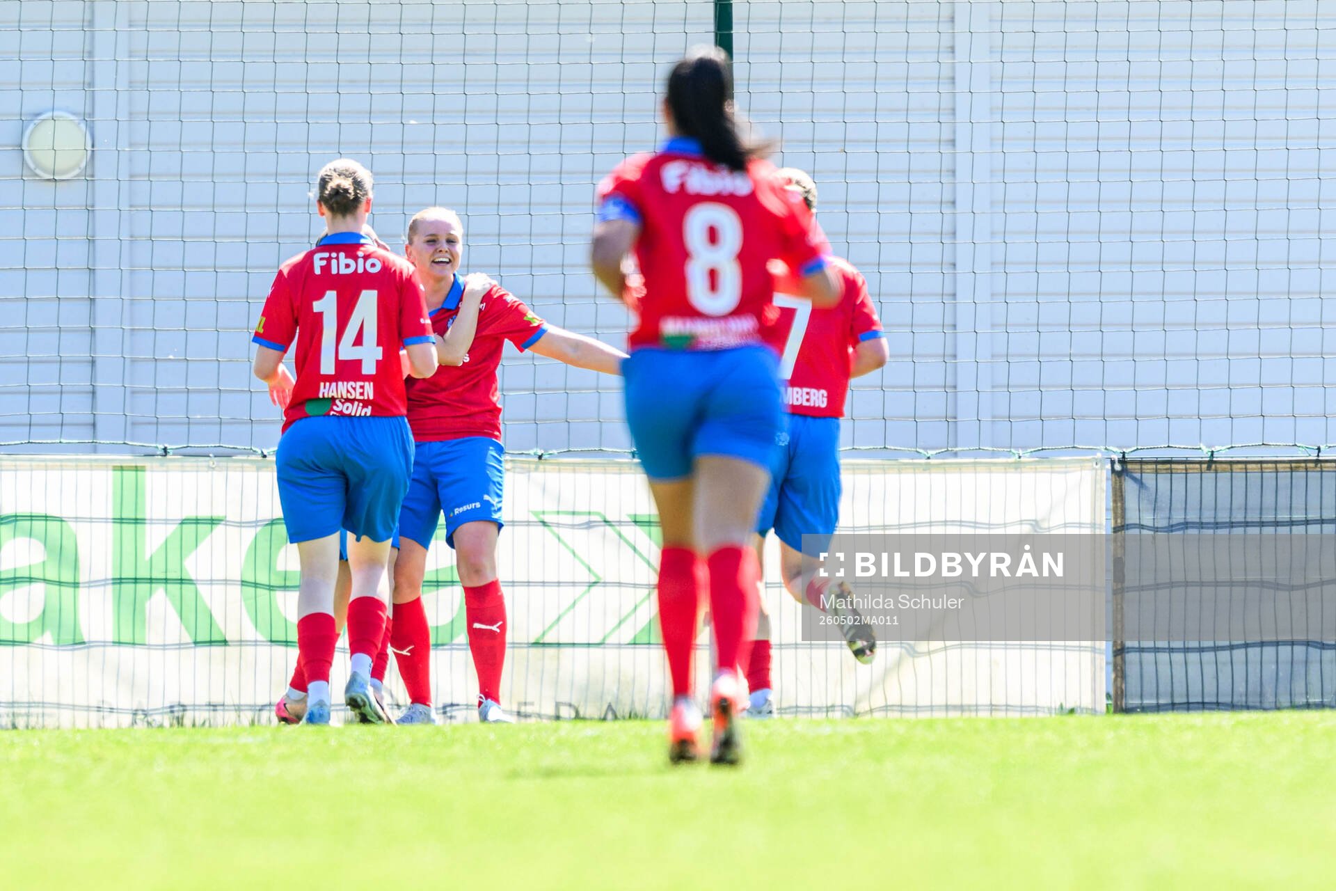 Helsingborgs Ebba Berg jublar