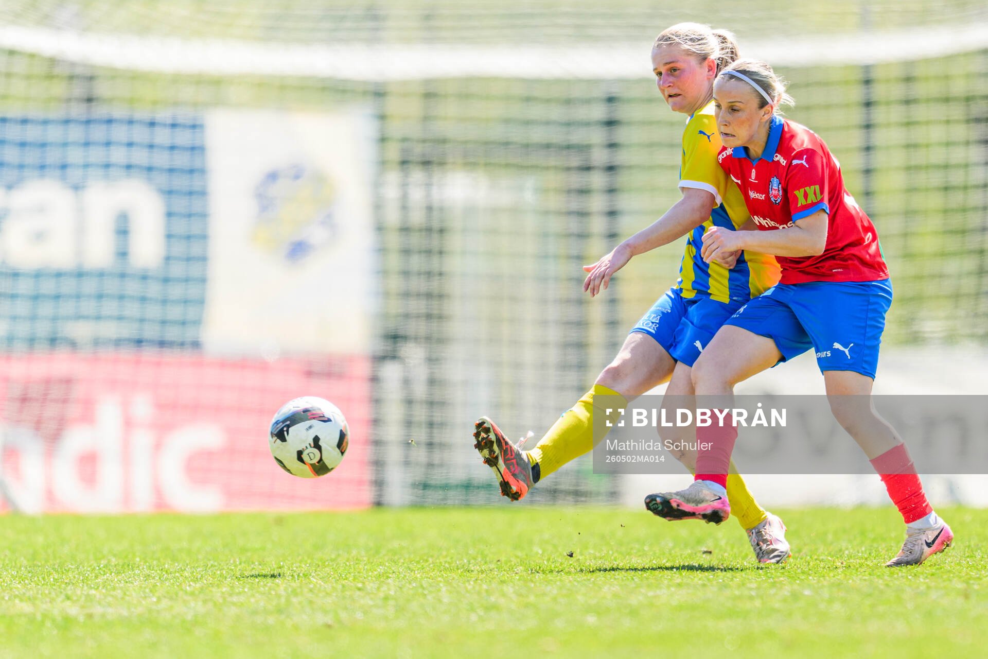 Eskilsminnes Elin Persson och Helsingborgs Ebba Berg