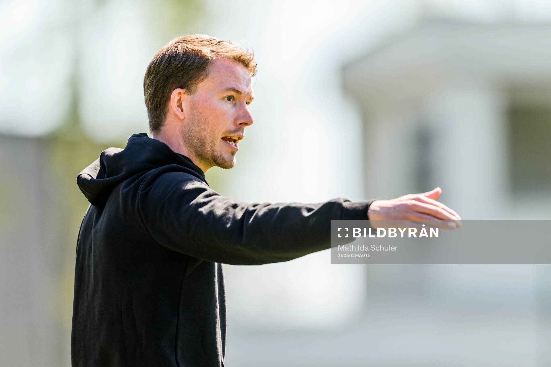 Helsingborgs tränare Kristoffer Schönbeck