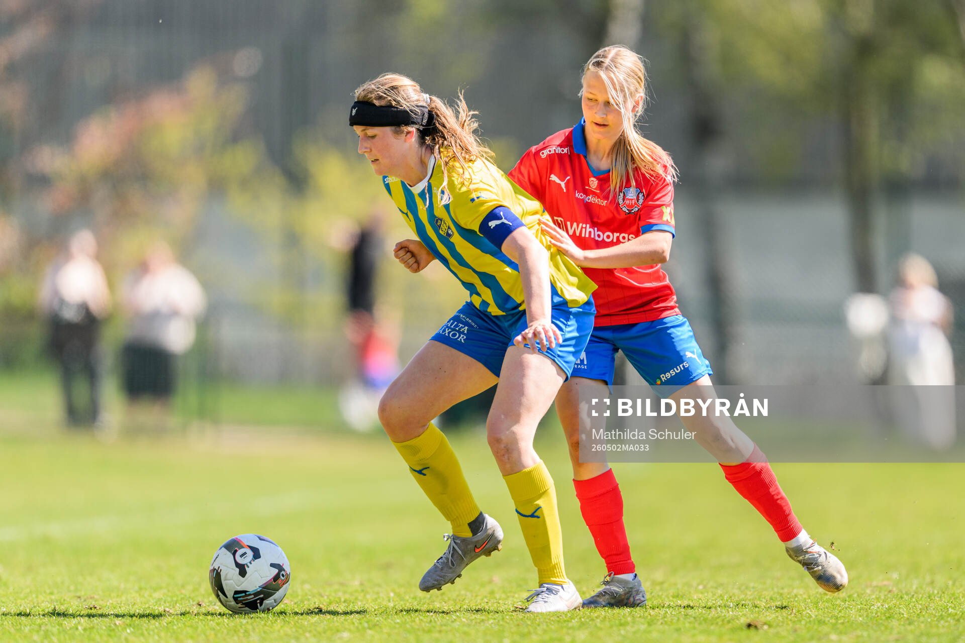 Eskilsminnes Louise Hayden och Helsingborgs Alice Claesson