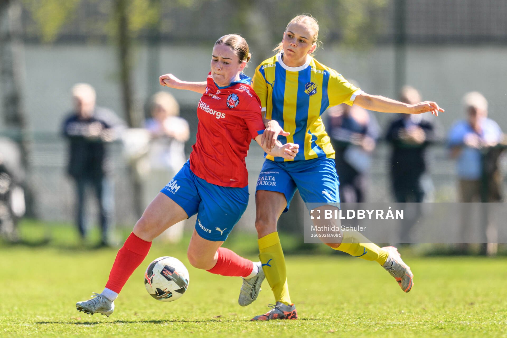 Helsingborgs Mathilde Vangsgaard och Eskilsminnes Julia