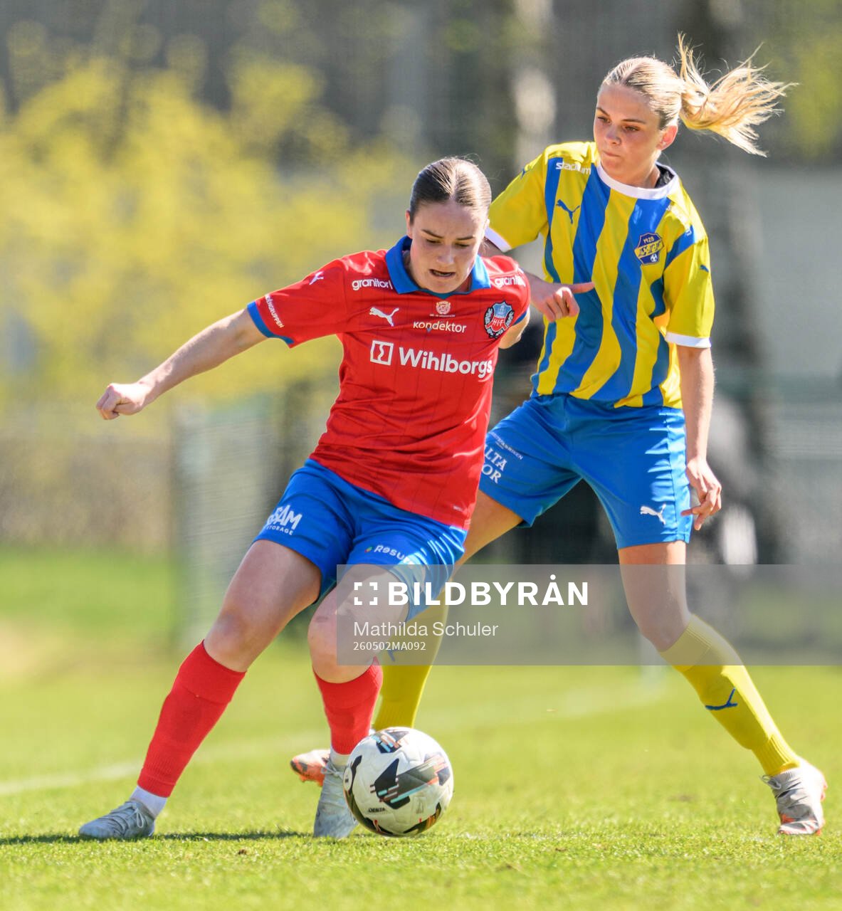 Helsingborgs Mathilde Vangsgaard och Eskilsminnes Julia