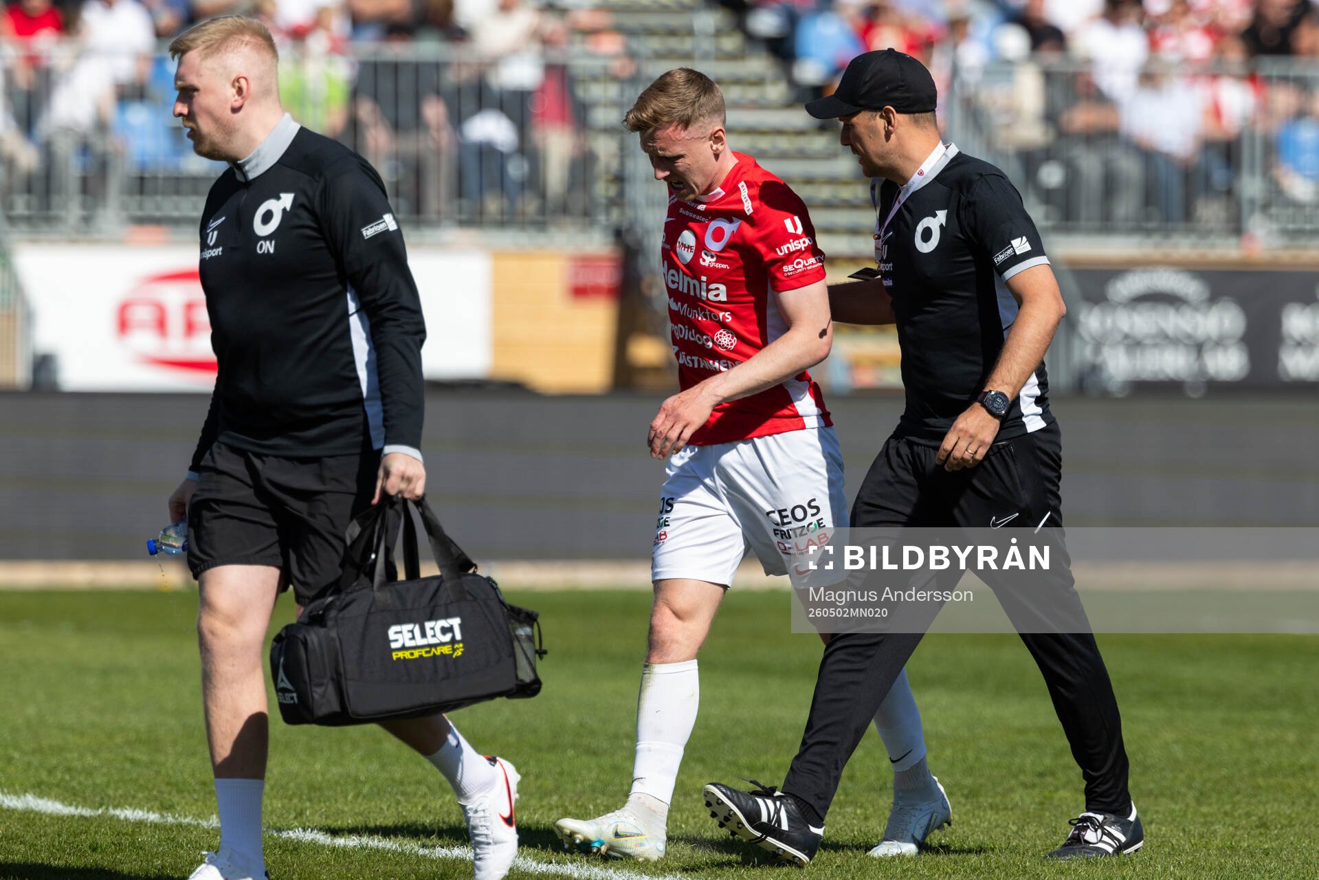 Degerfors Sebastian Ohlsson har ont