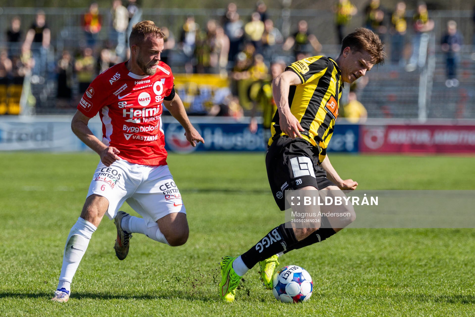 Degerfors Daniel Sundgren och Häckens Adrian Svanbäck