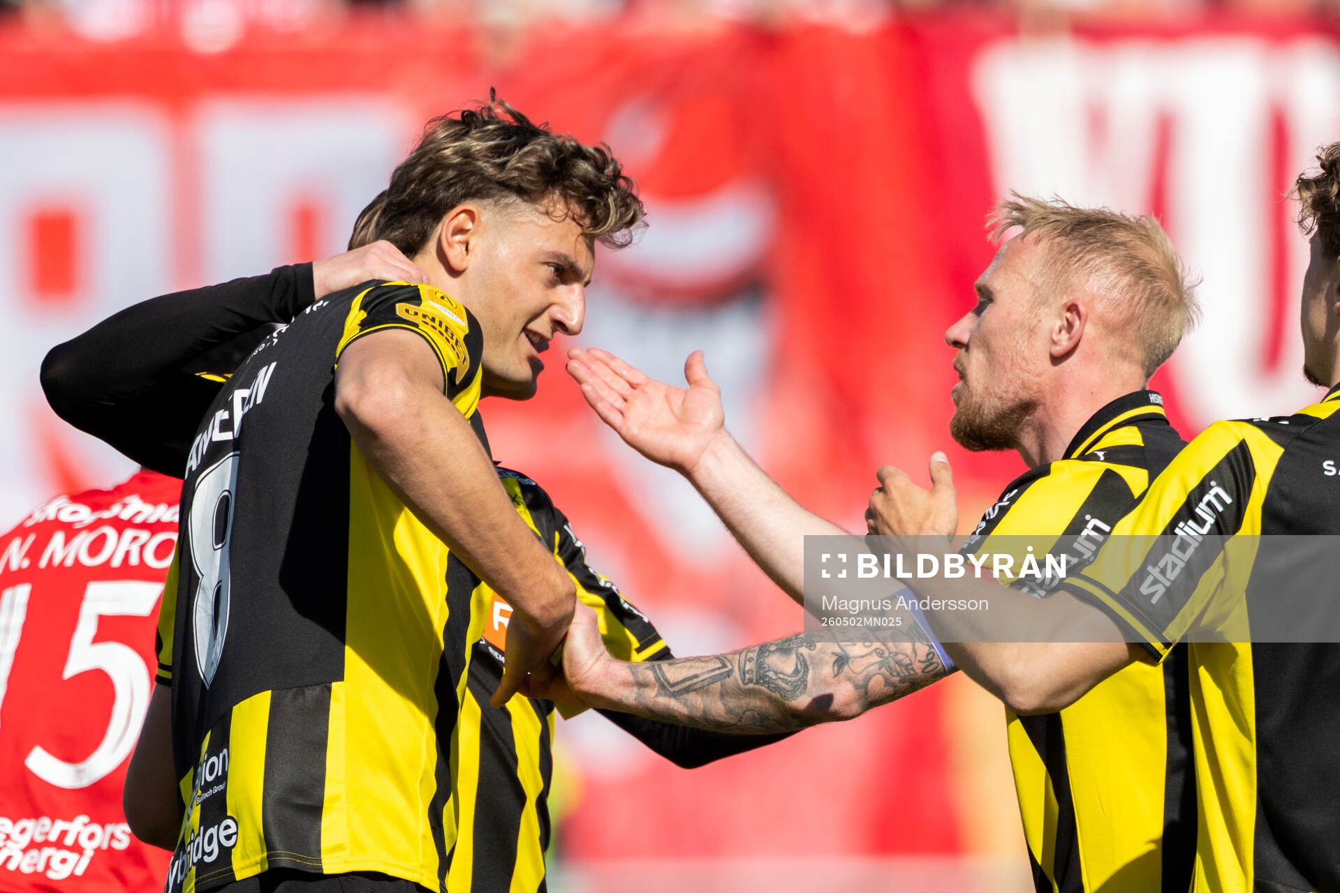 Häckens Silas Andersen jublar