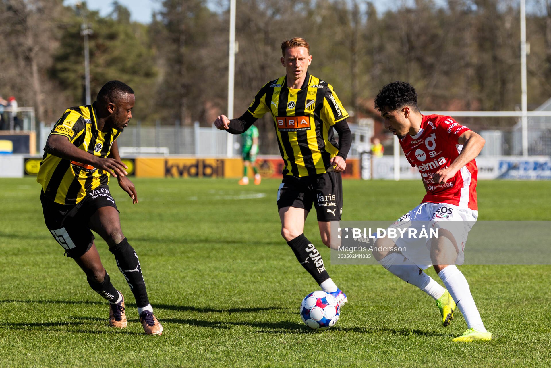 Häckens Brice Wembangomo, Julius Lindberg och Degerfors