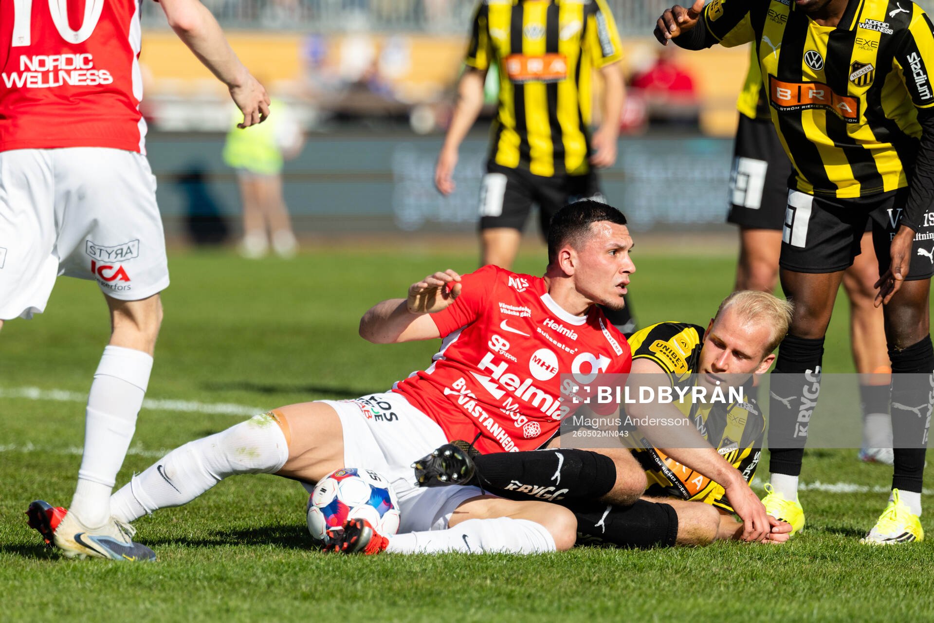 Degerfors Arman Taranis och Häckens Harry Hilvenius