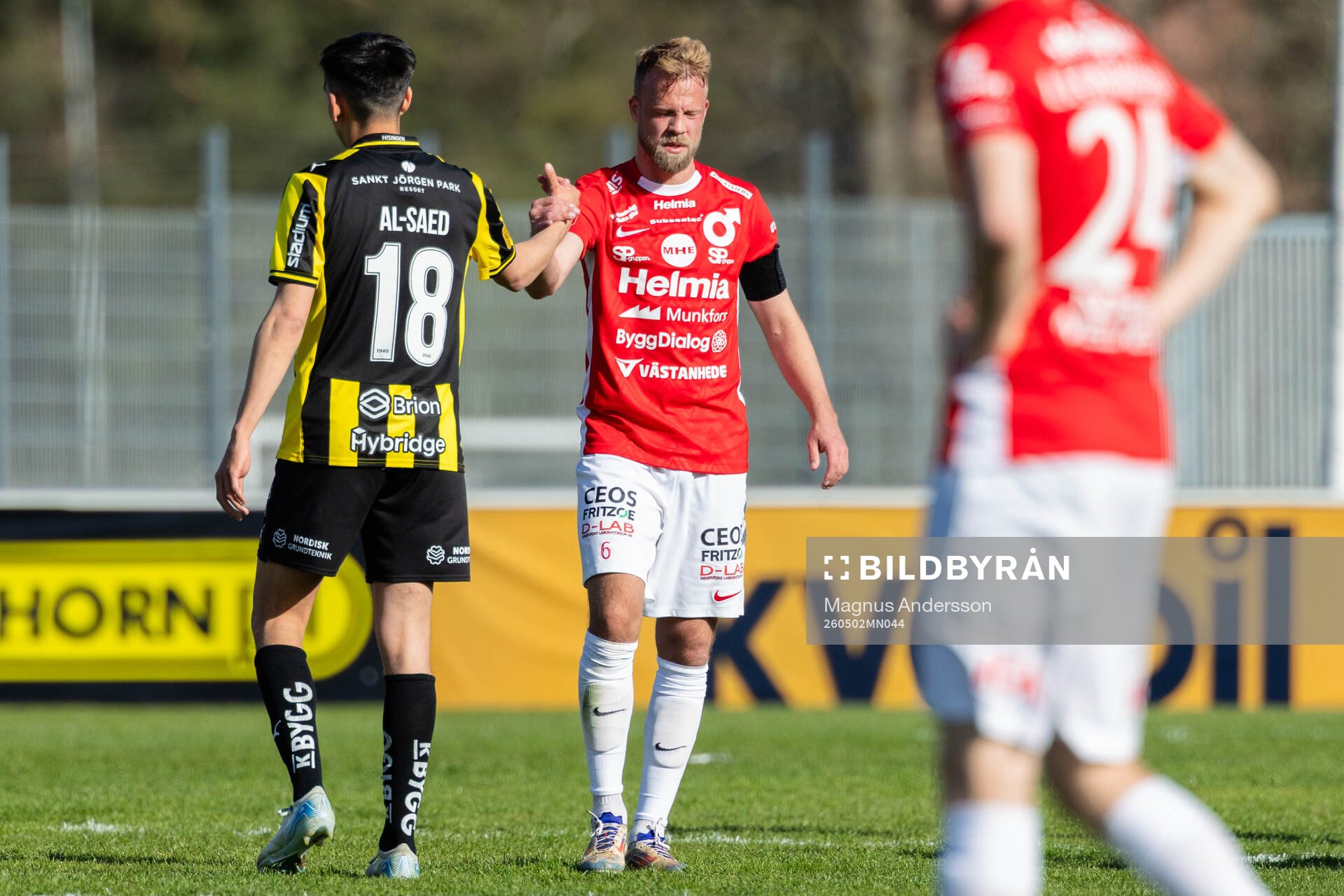 Häckens Danilo Al-Saed och Degerfors Daniel Sundgren