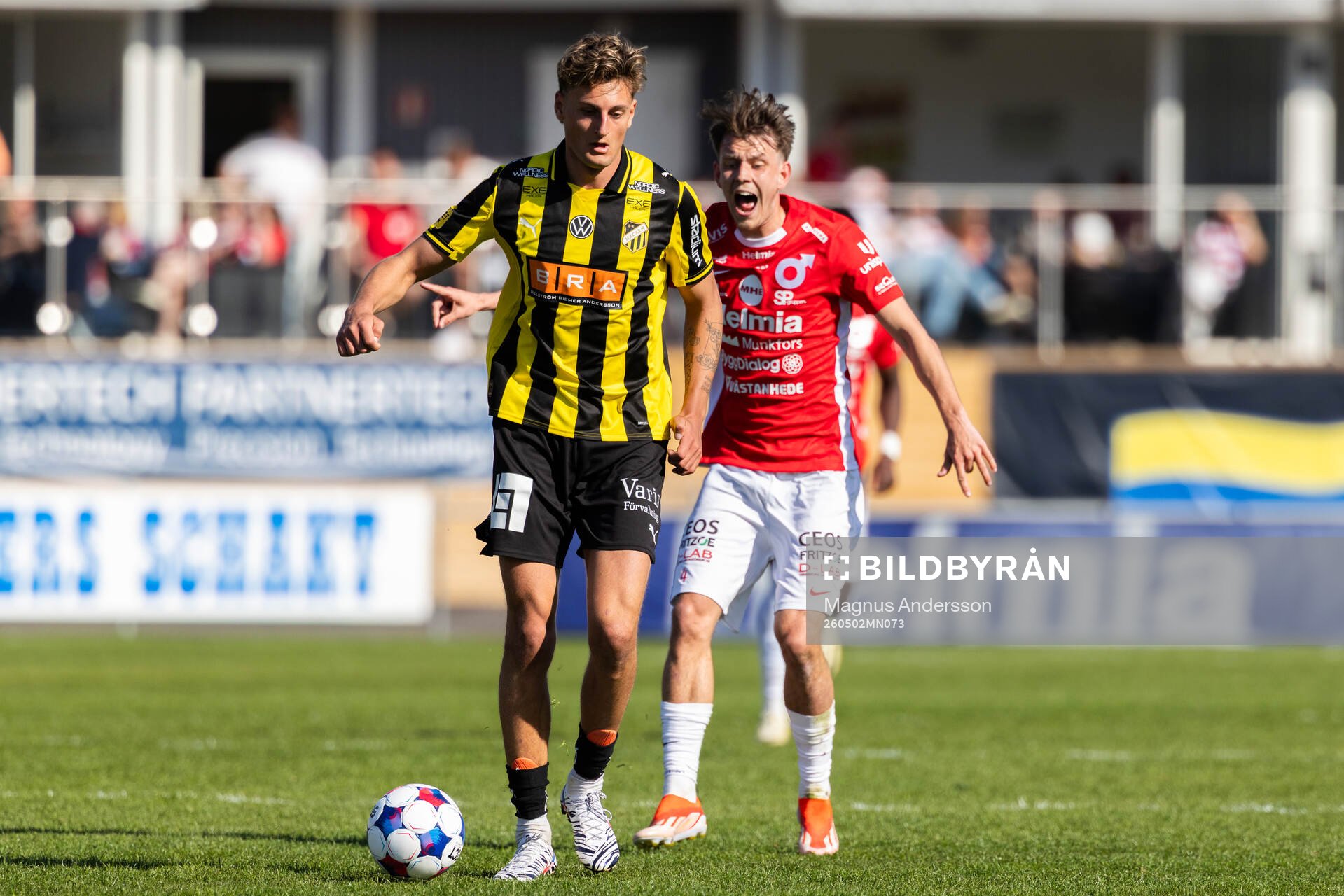 Häckens Silas Andersen och Degerfors Kazper Karlsson