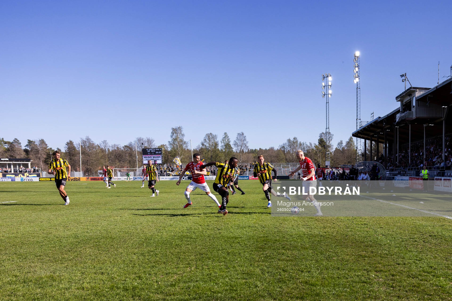 Häckens spelare och Degerfors spelare