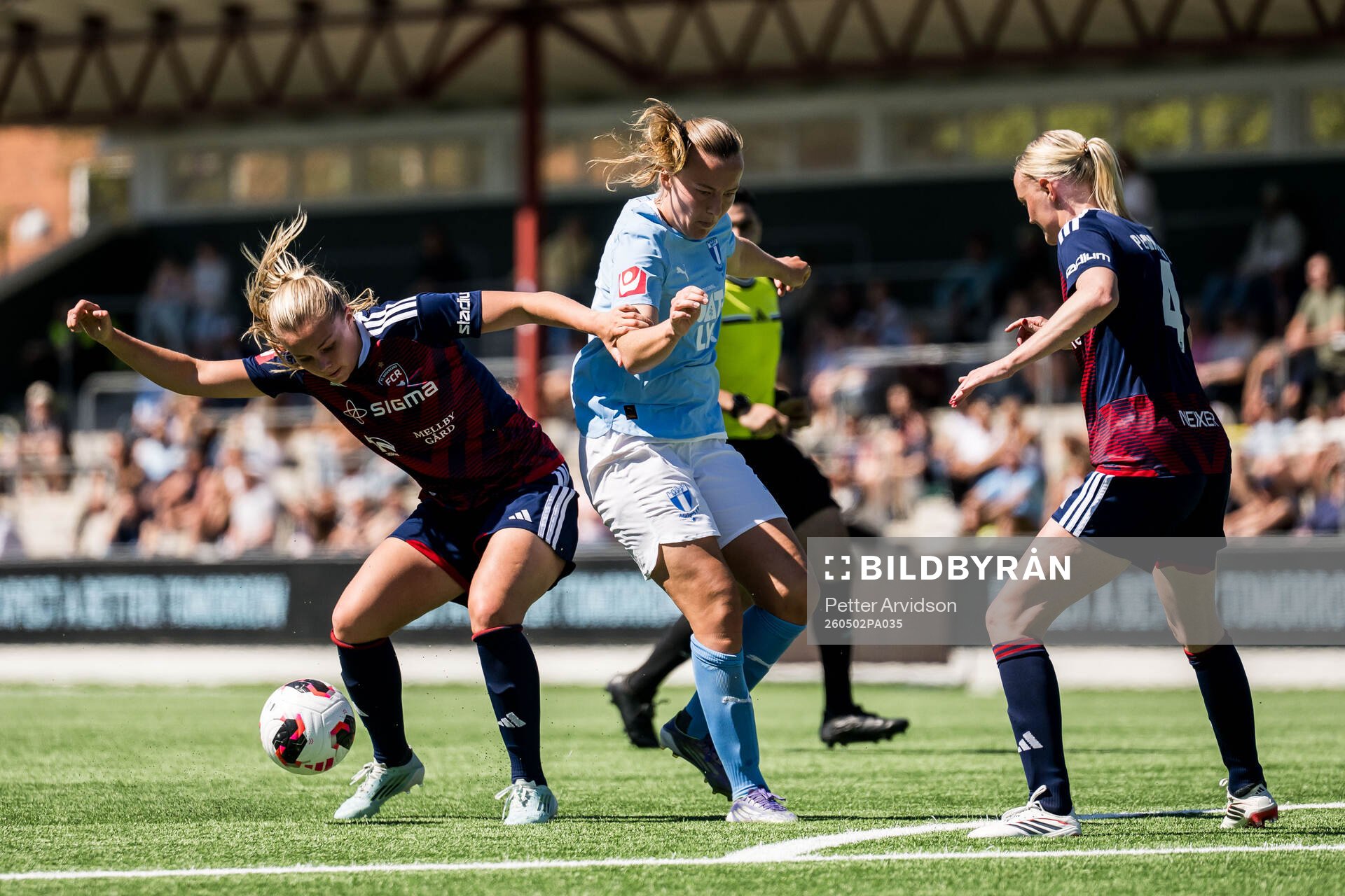 Rosengårds Tilde Björklund och Malmö FFs Sara Kanutte