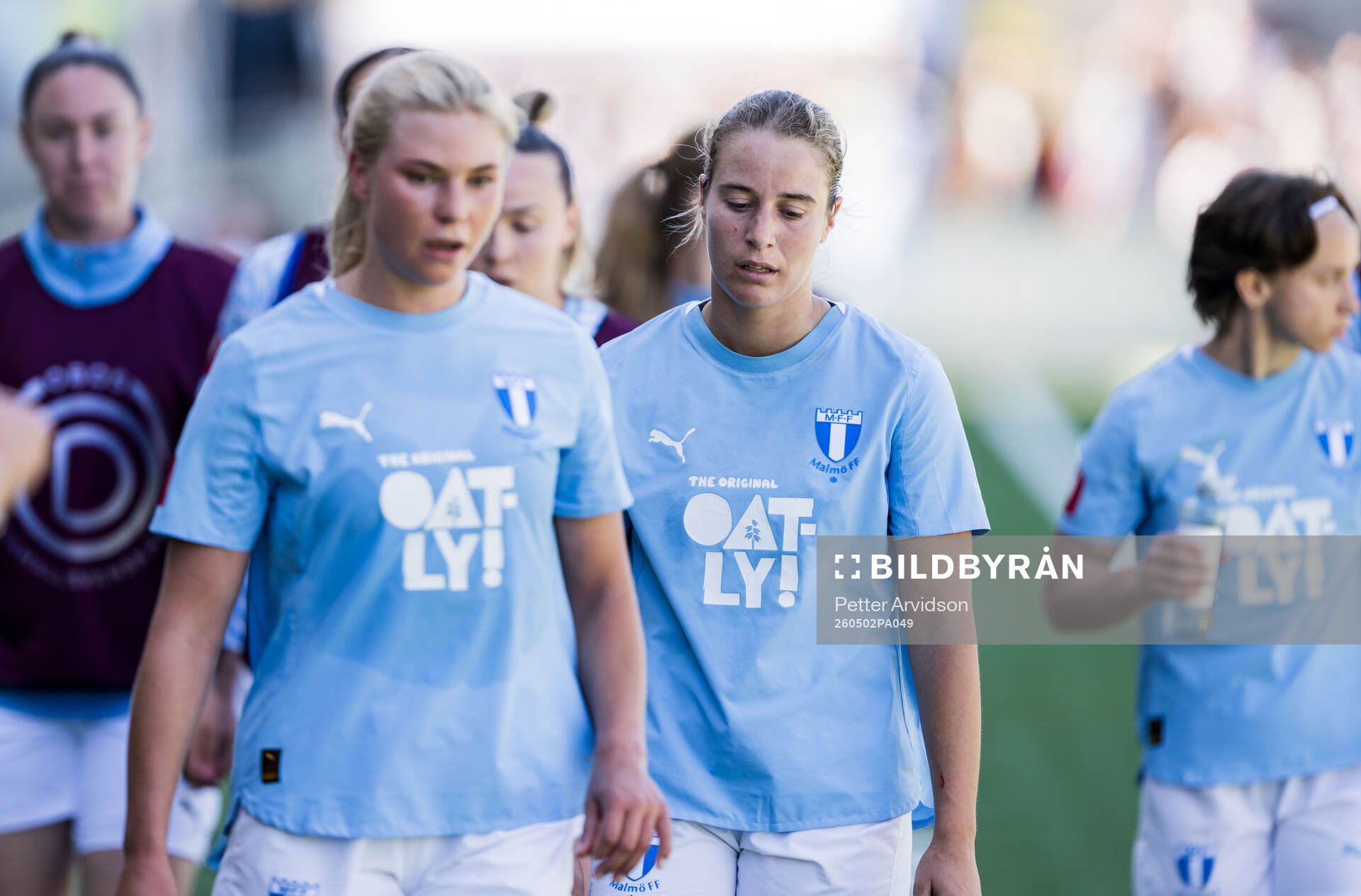 Malmö FFs Courtney Nevin deppar