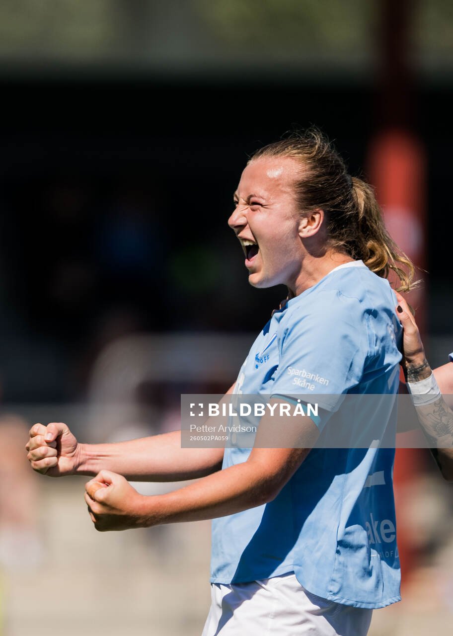 Malmö FFs Sara Kanutte jublar