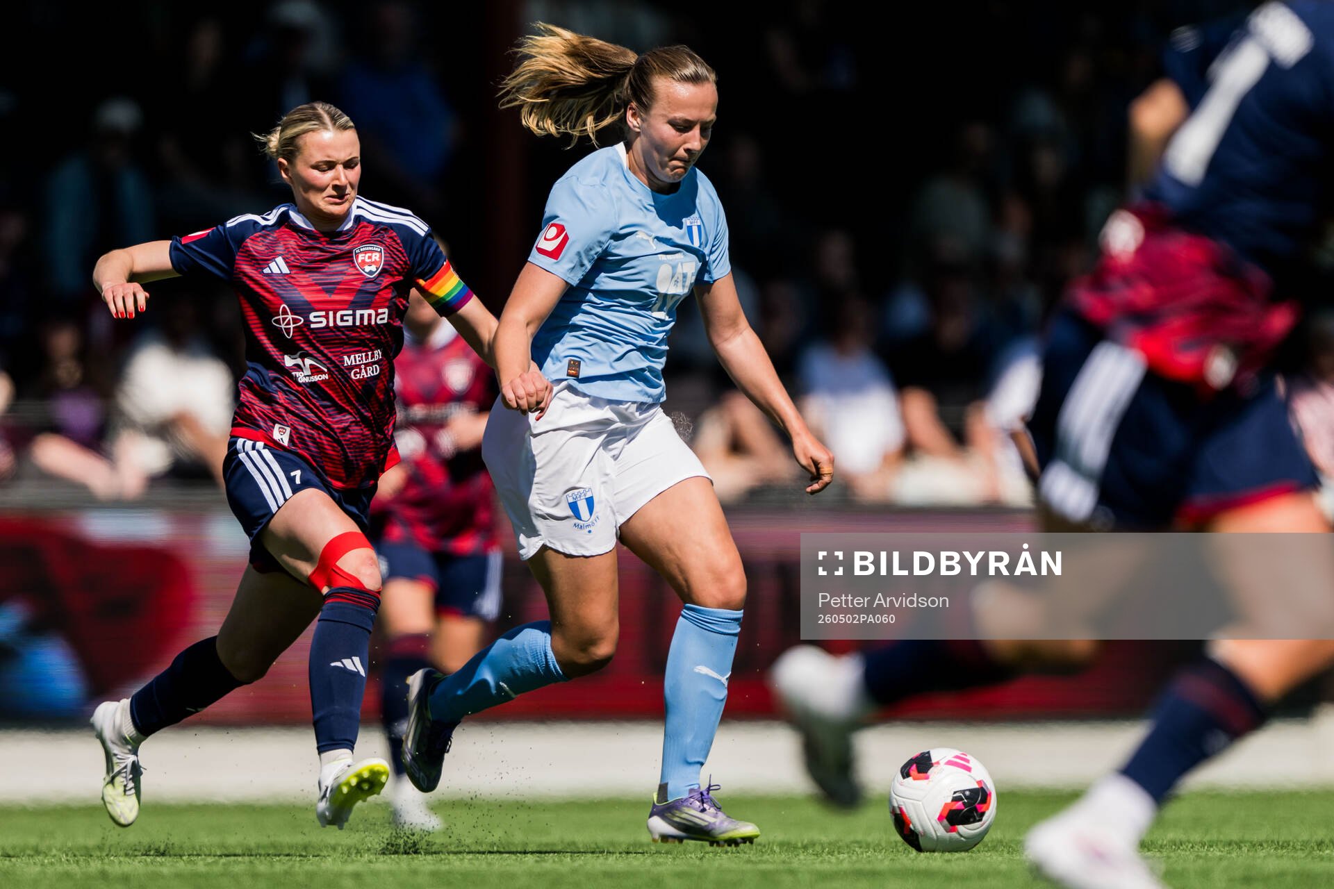 Rosengårds Thea Sørbo och Malmö FFs Sara Kanutte