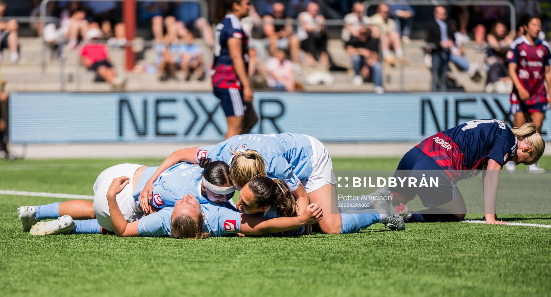 Malmö FFs Sara Kanutte jublar
