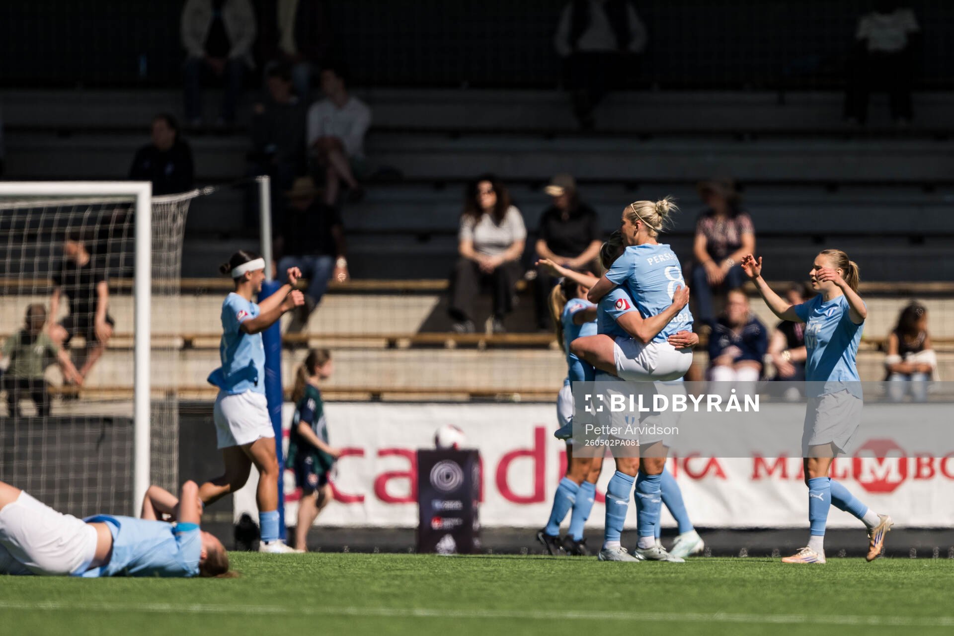 Malmö FFs Mia Persson jublar