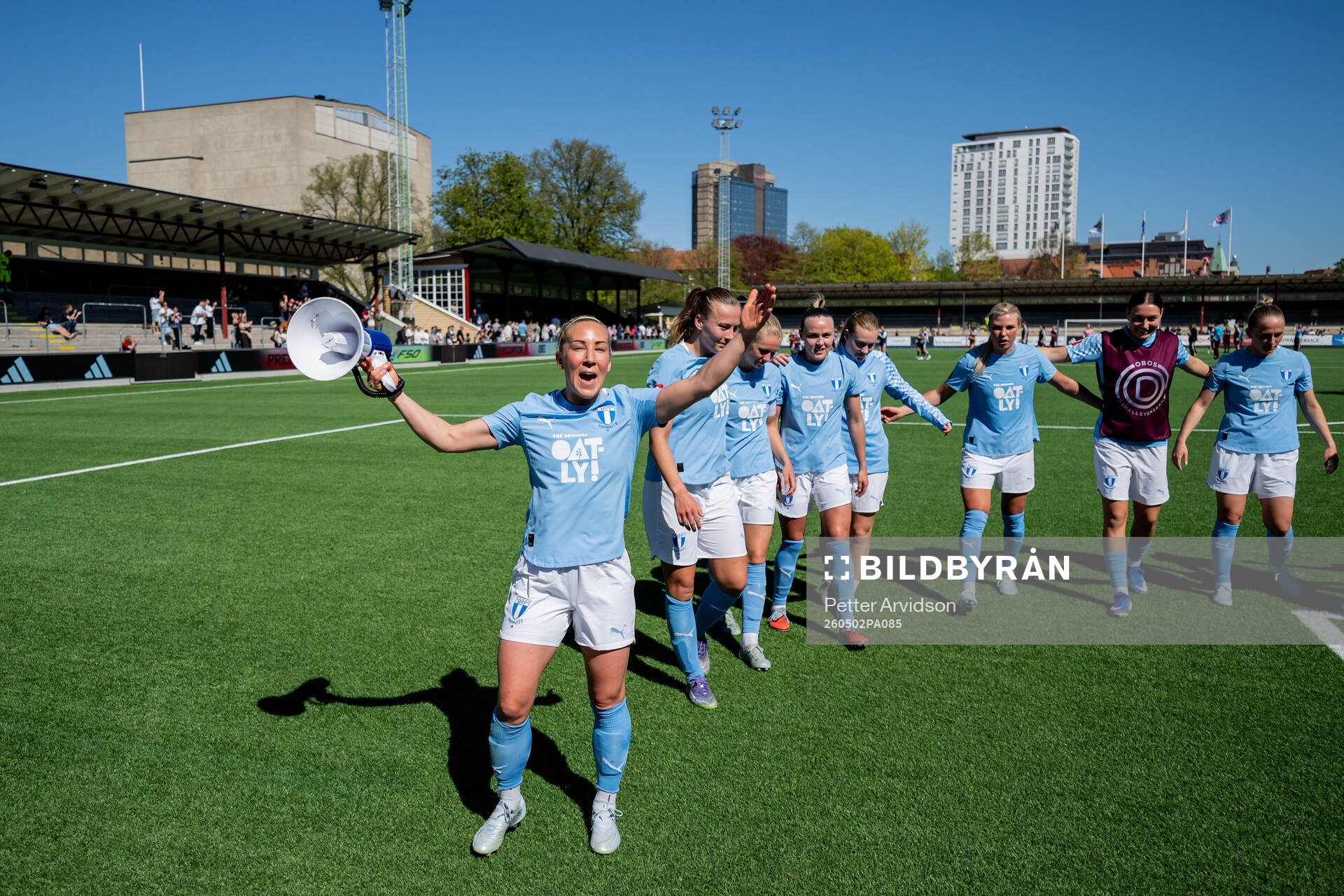 Malmö FFs Mia Persson jublar