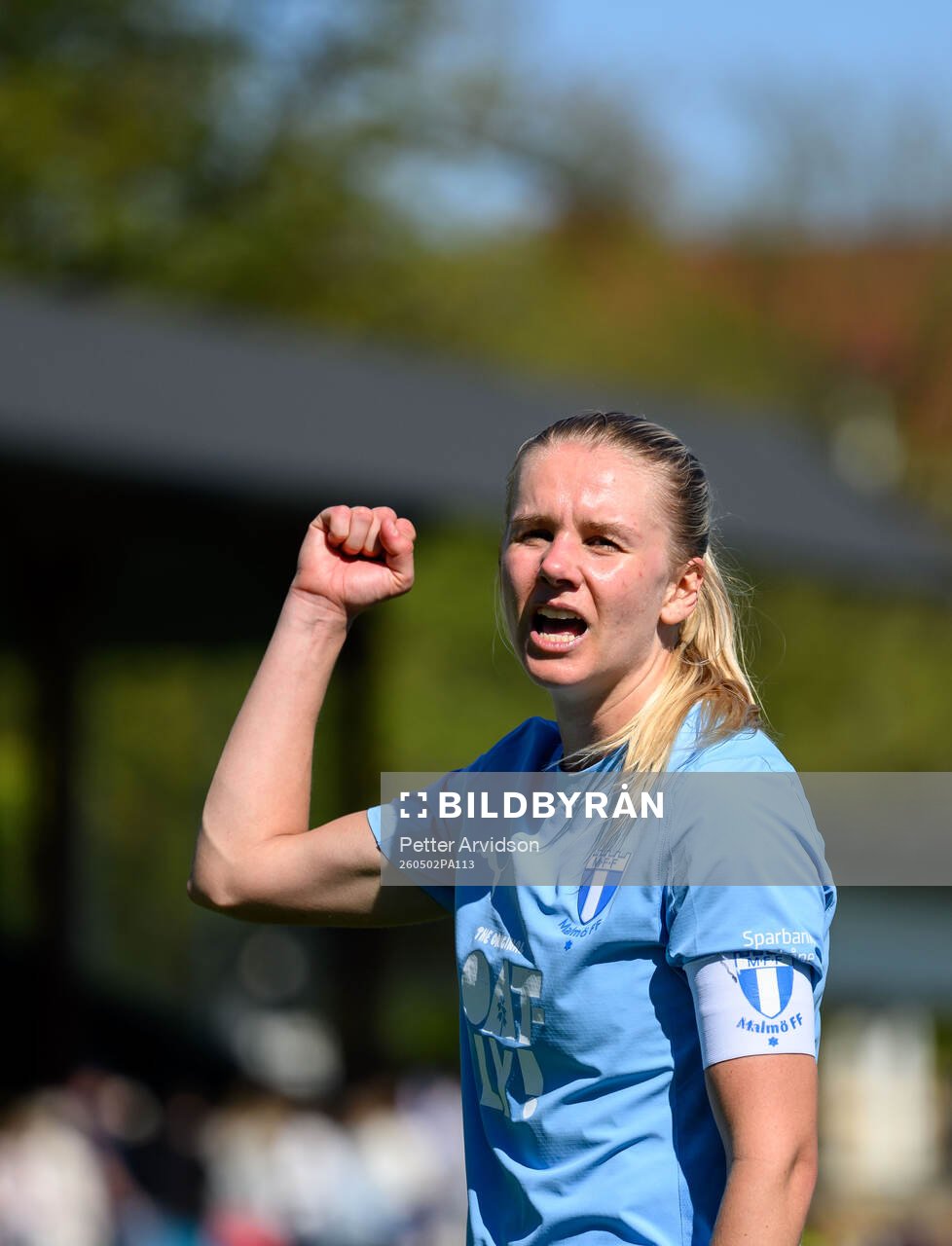Malmö FFs Nellie Lilja jublar