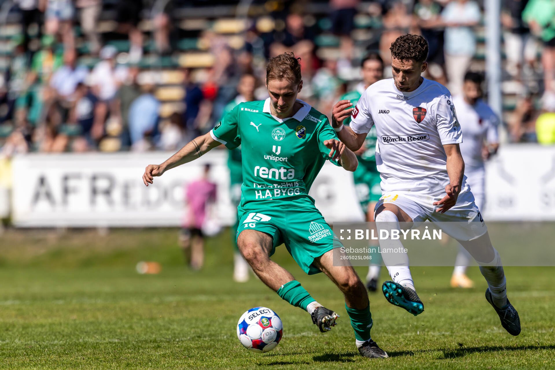 Ljungskiles Emilio Reljanovic och Nordic Uniteds Matteus