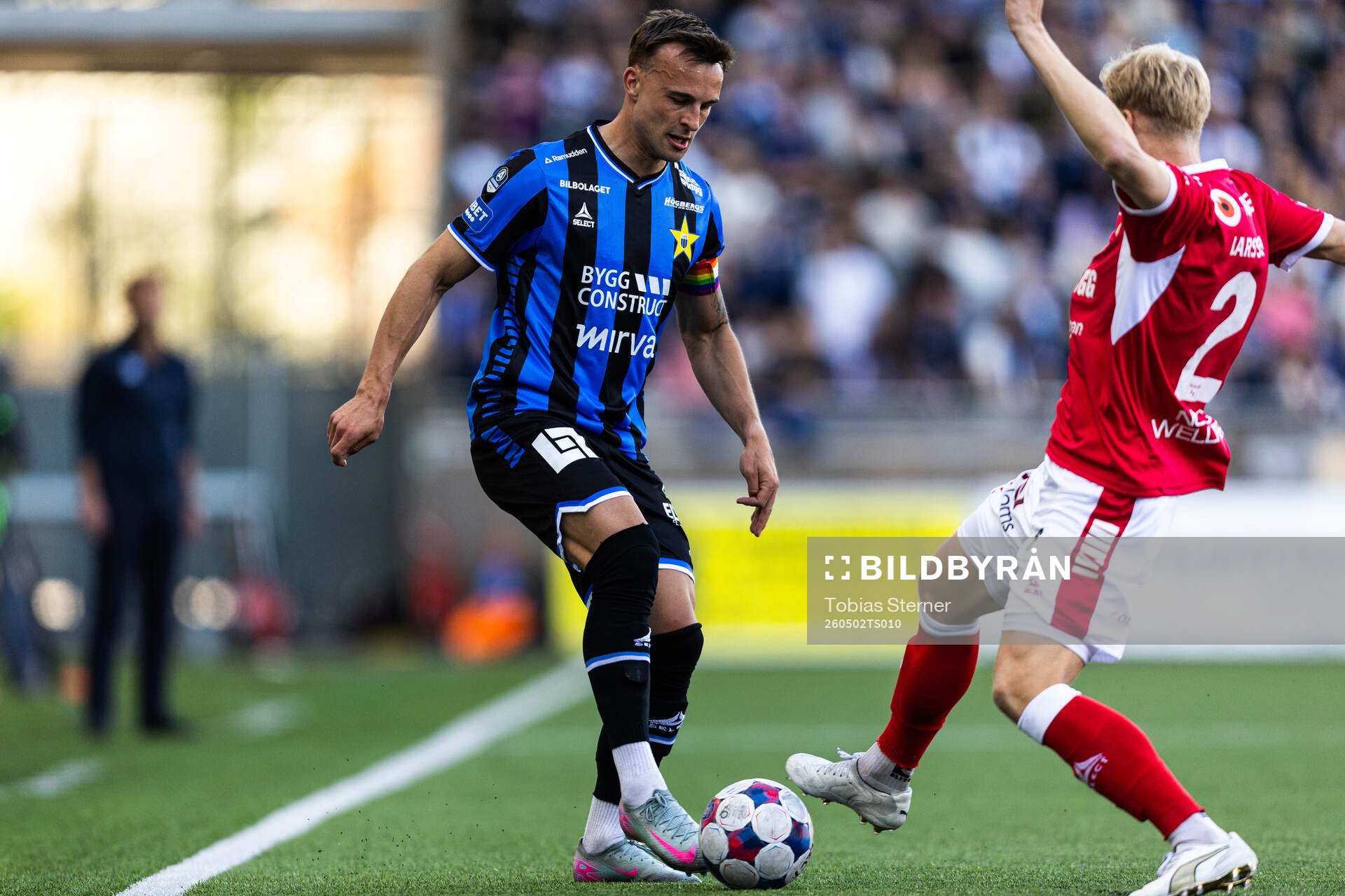 Sirius Henrik Rönnlöf Castegren och Kalmars Victor Larsson