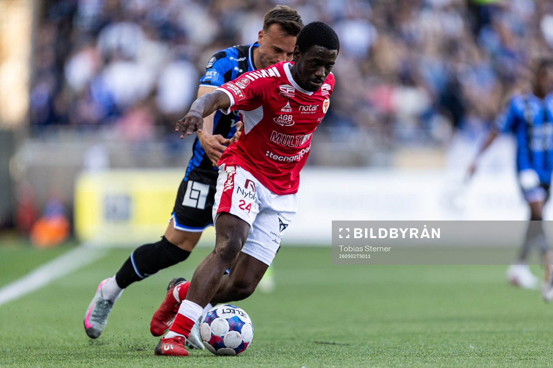 Sirius Victor Svensson och Kalmars Charles Sagoe Jr