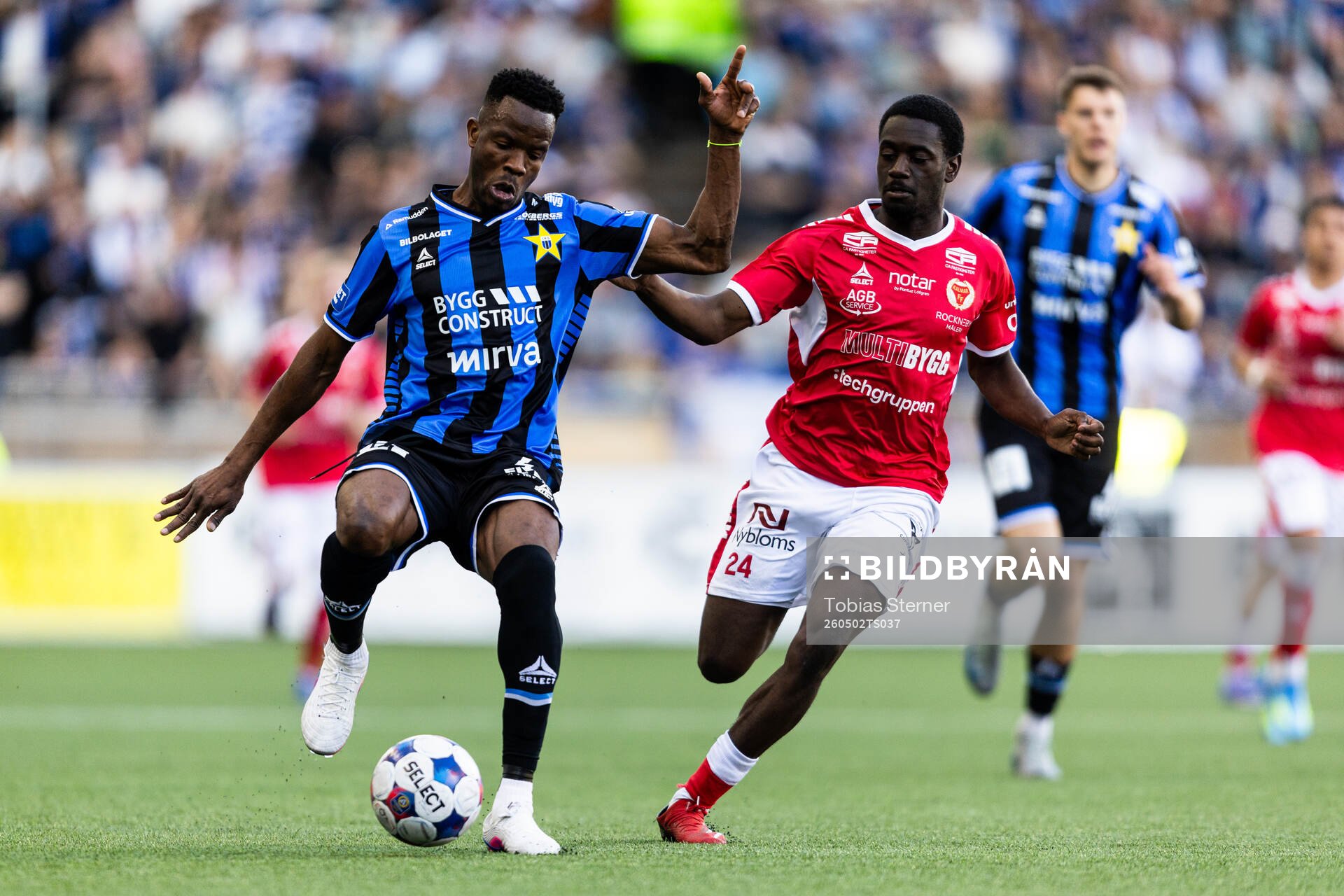Sirius Mohamed Soumah och Kalmars Charles Sagoe Jr