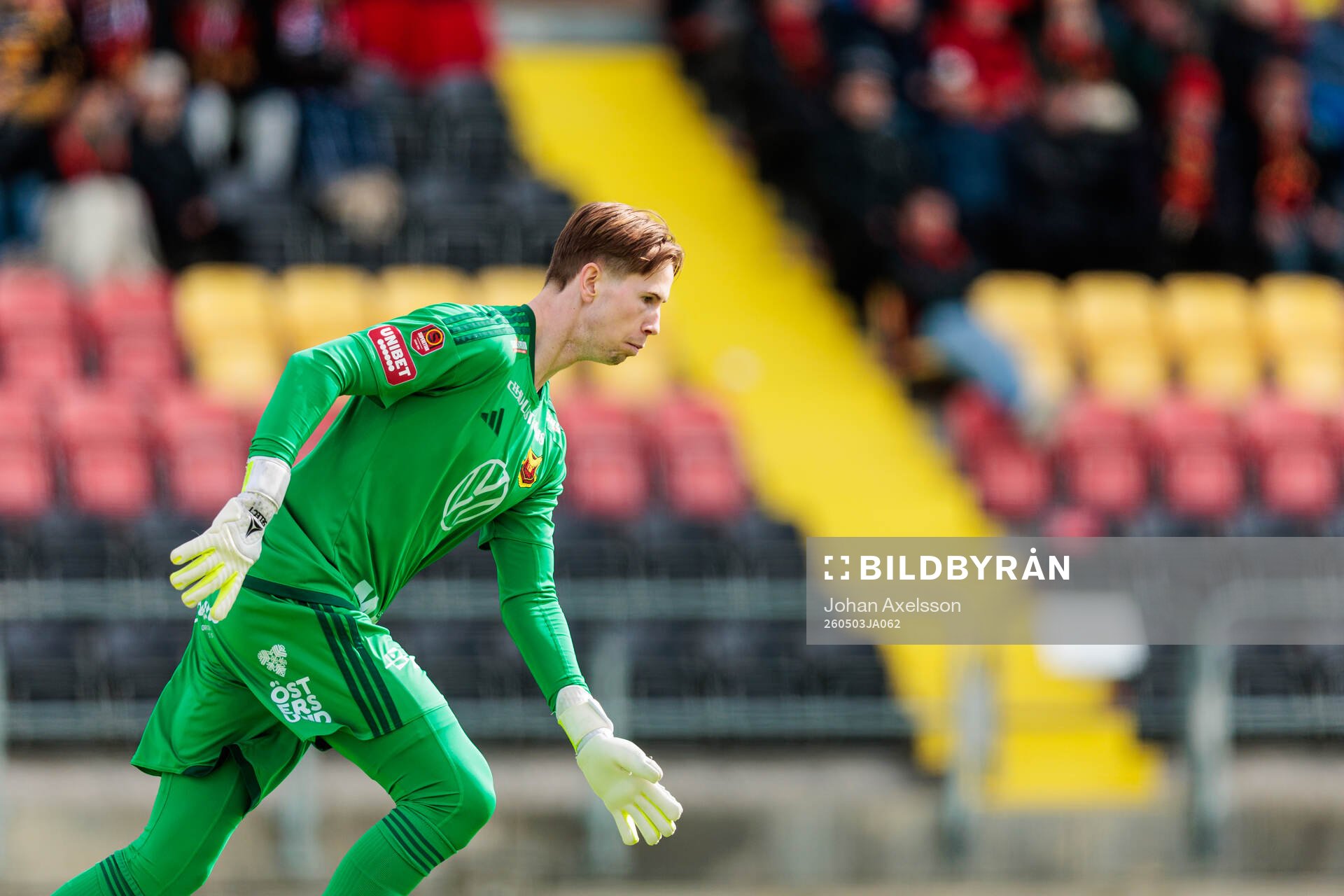Östersunds målvakt Melker Uppenberg