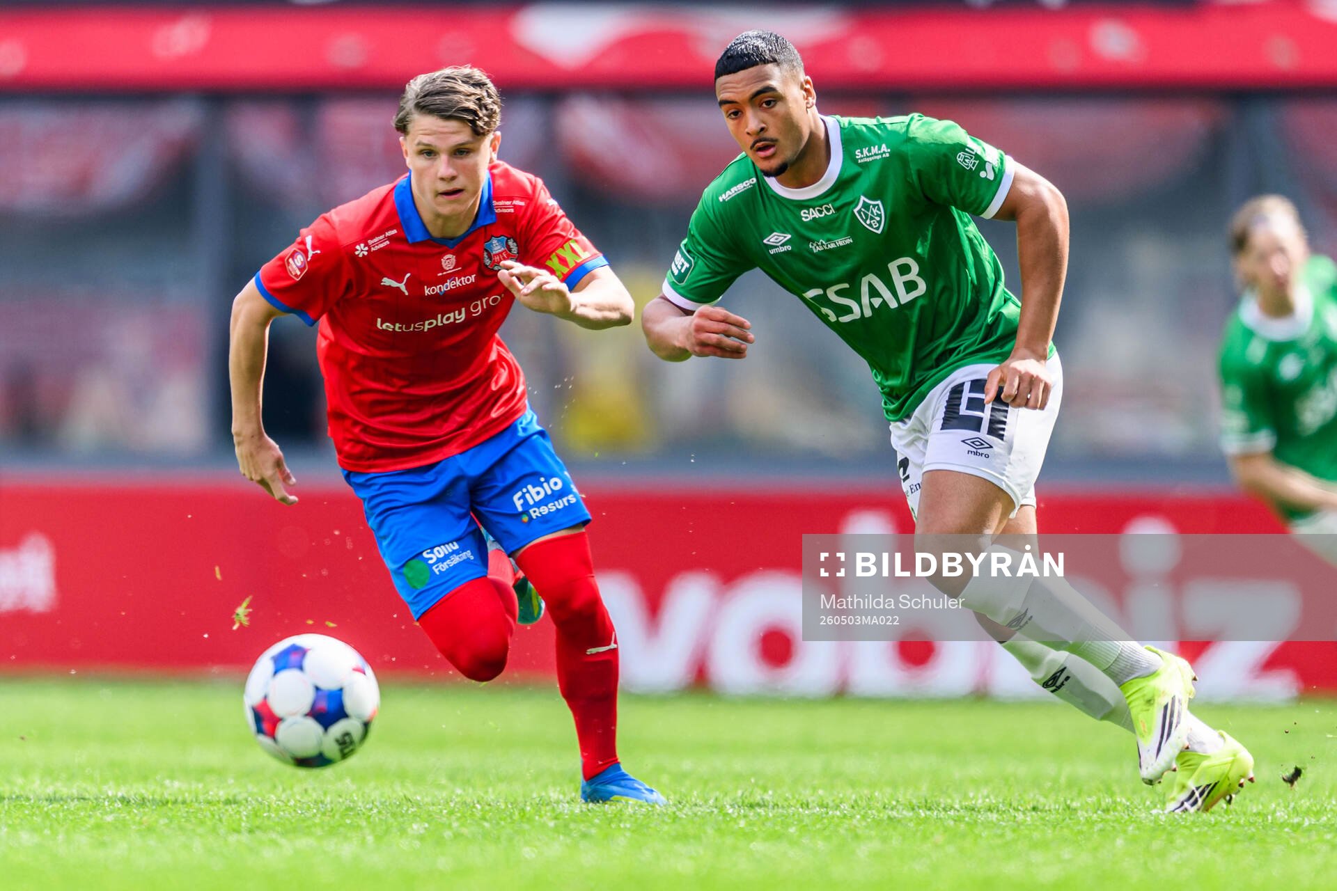 Helsingborgs Lucas Landgren Persson och Brages Gideon