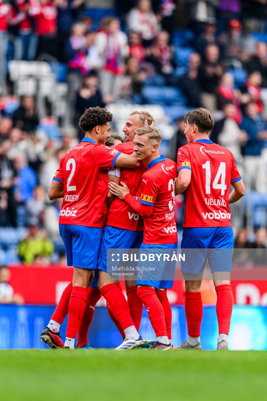 Helsingborgs Jakob Voelkerling Persson jublar