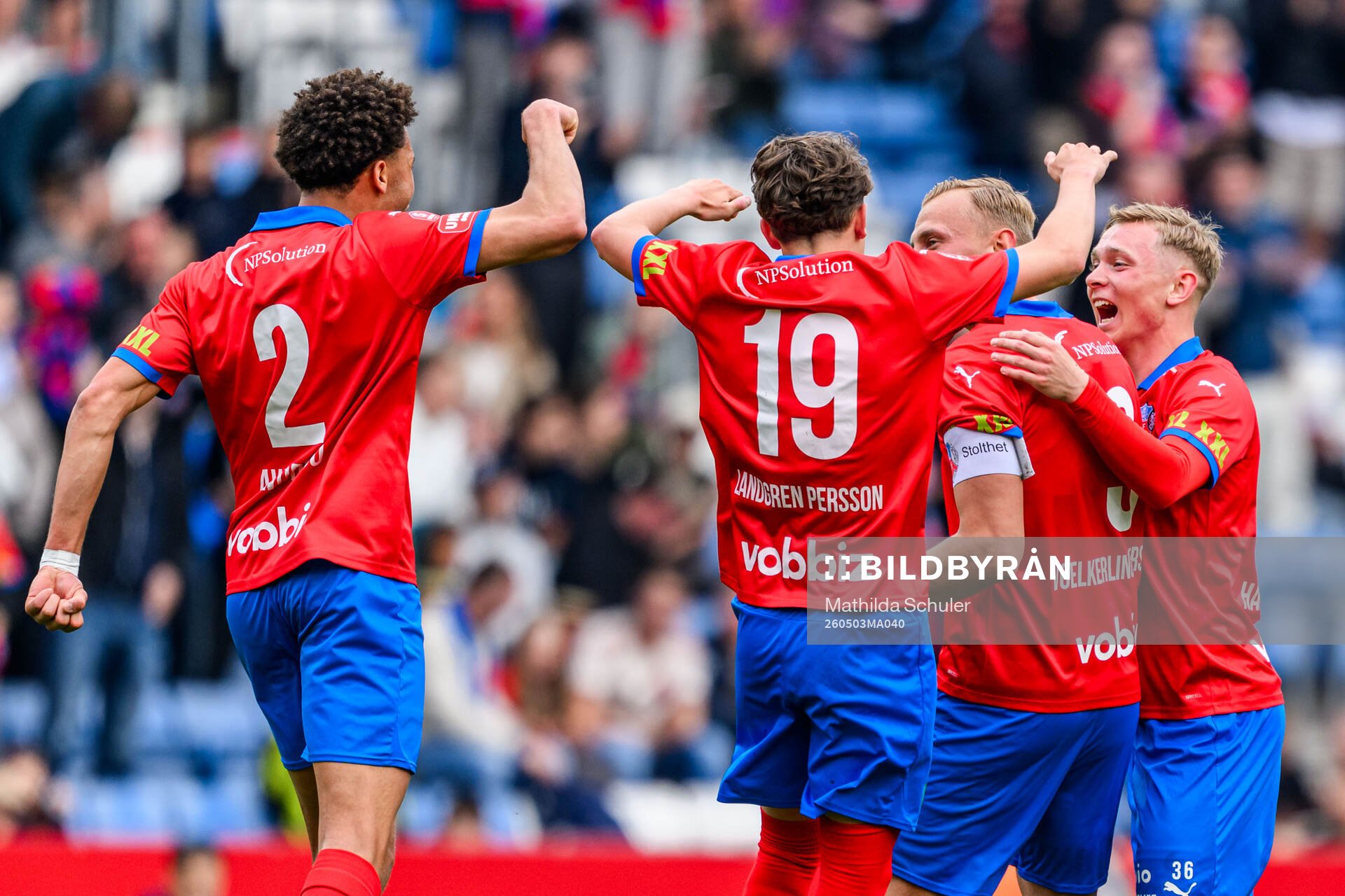 Helsingborgs Obafemi Awodesu, Lucas Landgren Persson, Jakob