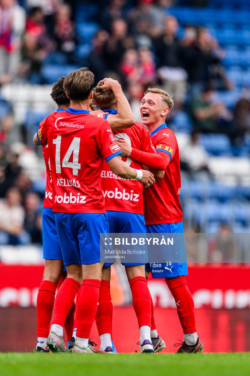 Helsingborgs Jakob Voelkerling Persson och Jonathan